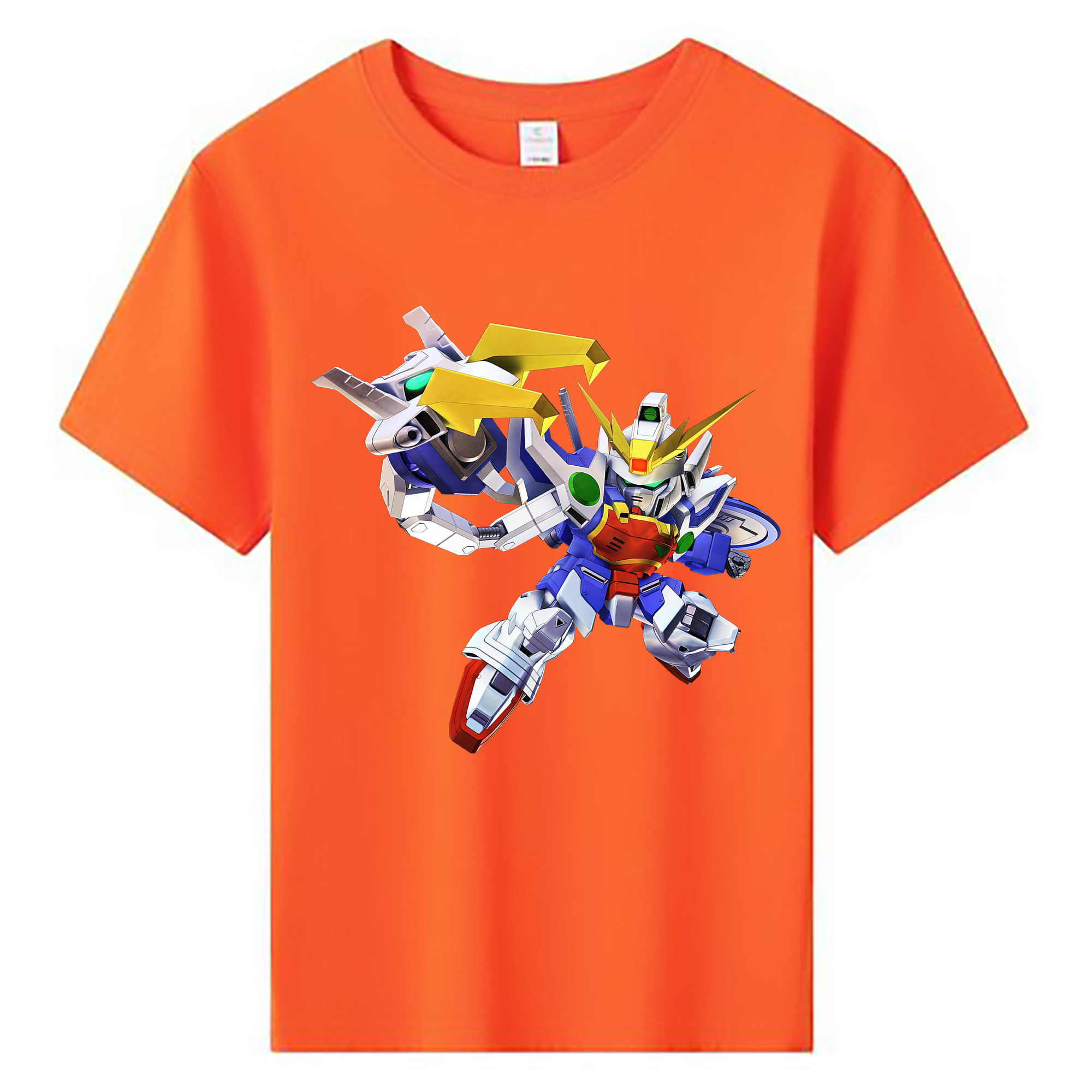 （画像用） 機動戦士ガンダム Mobile Suit Gundam 綿100％キッズTシャツ（フロントプリント）