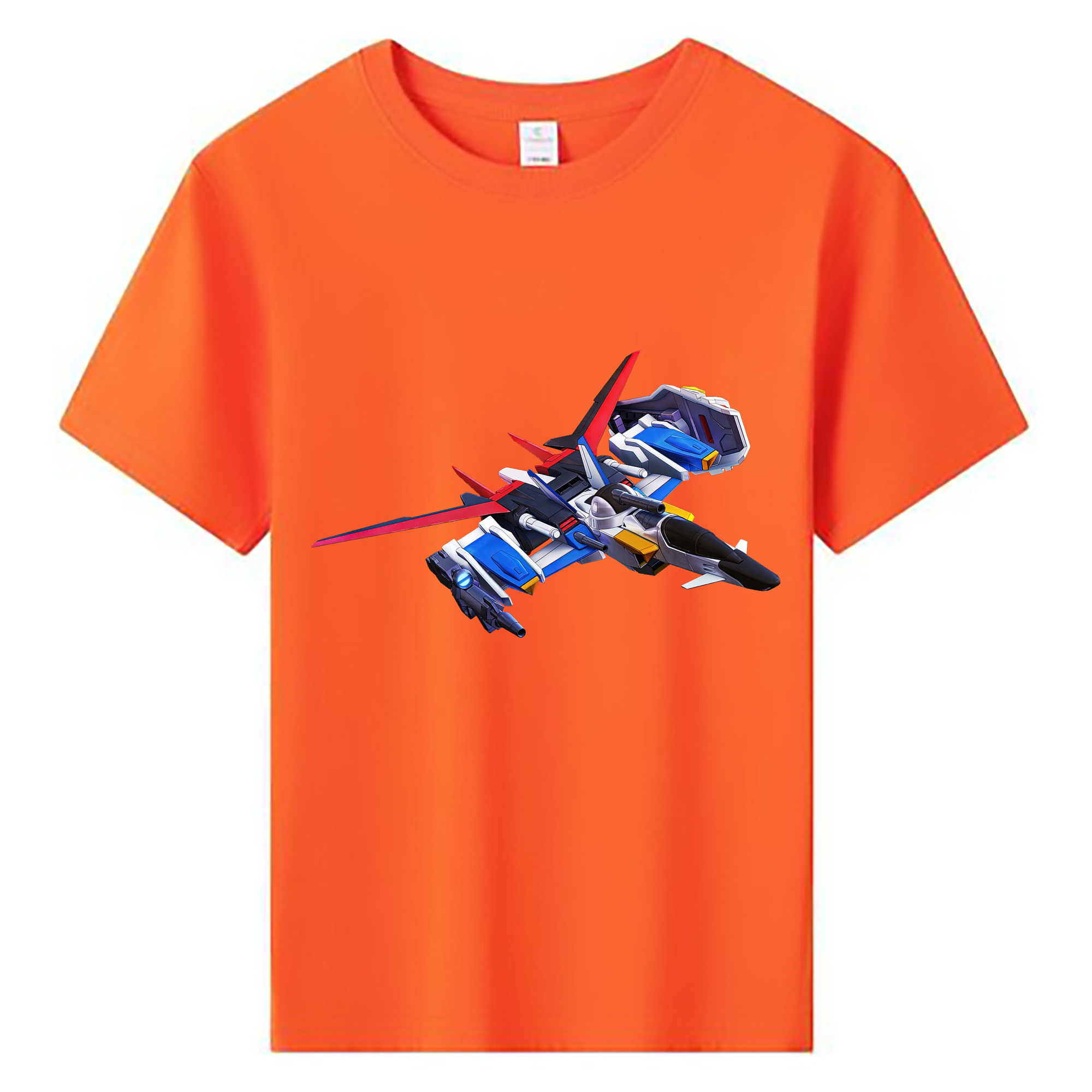 （画像用） 機動戦士ガンダム Mobile Suit Gundam 綿100％キッズTシャツ（フロントプリント）