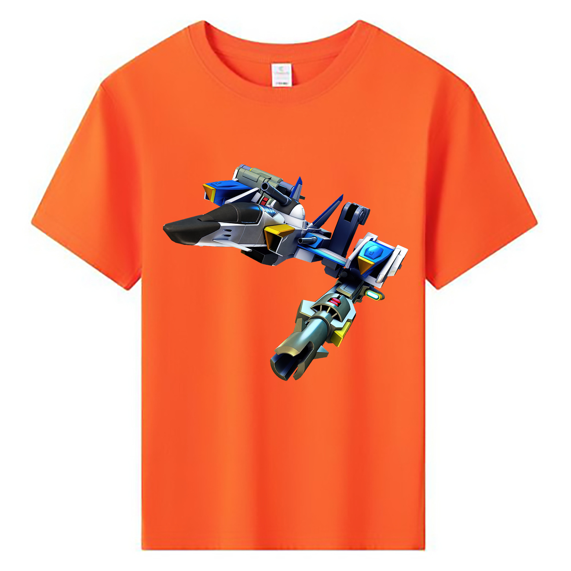 （画像用） 機動戦士ガンダム Mobile Suit Gundam 綿100％キッズTシャツ（フロントプリント）