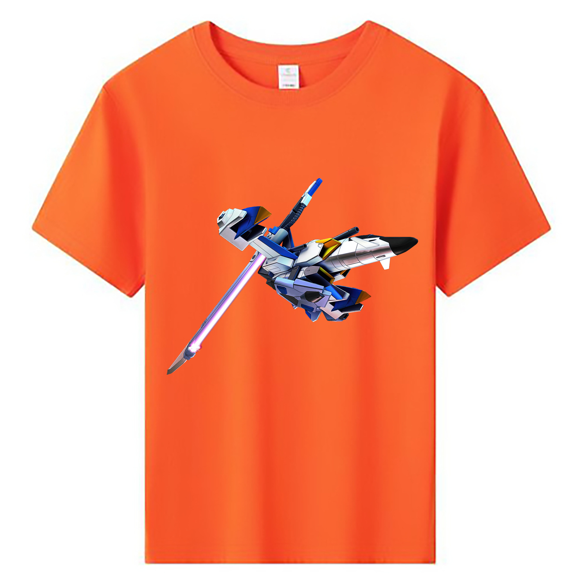 （画像用） 機動戦士ガンダム Mobile Suit Gundam 綿100％キッズTシャツ（フロントプリント）