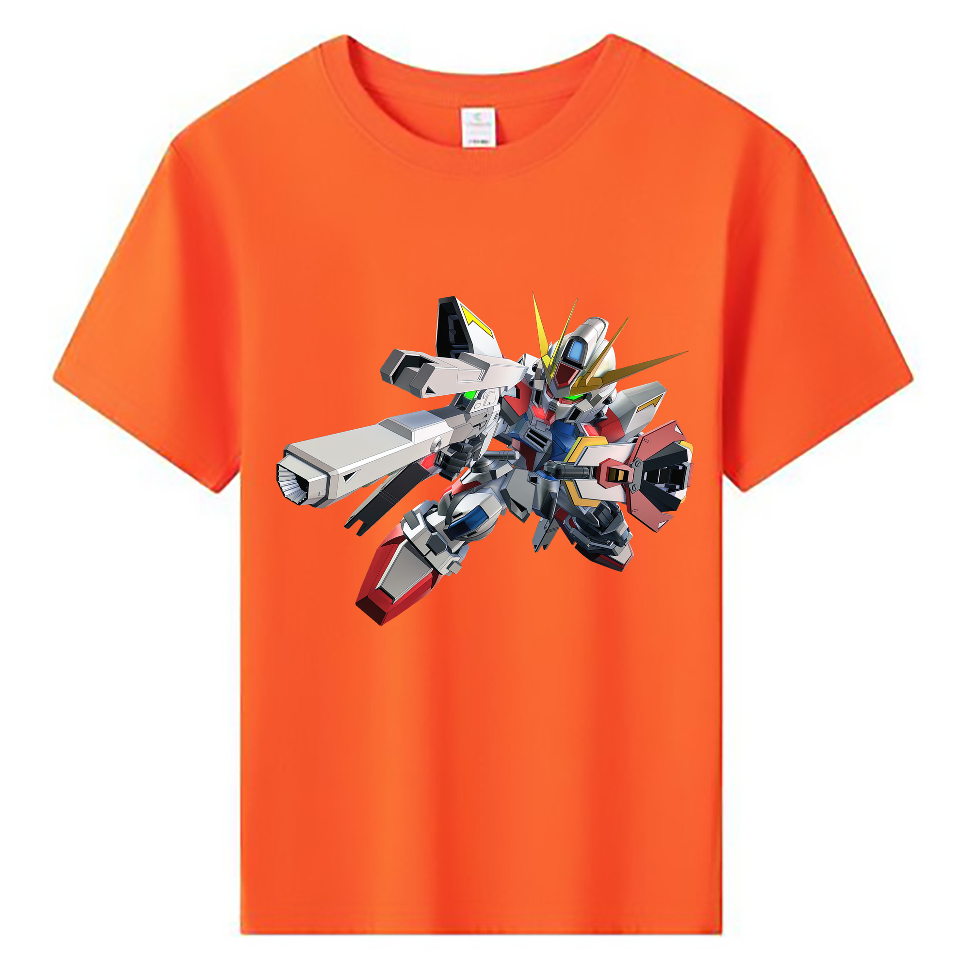 （画像用） 機動戦士ガンダム Mobile Suit Gundam 綿100％キッズTシャツ（フロントプリント）