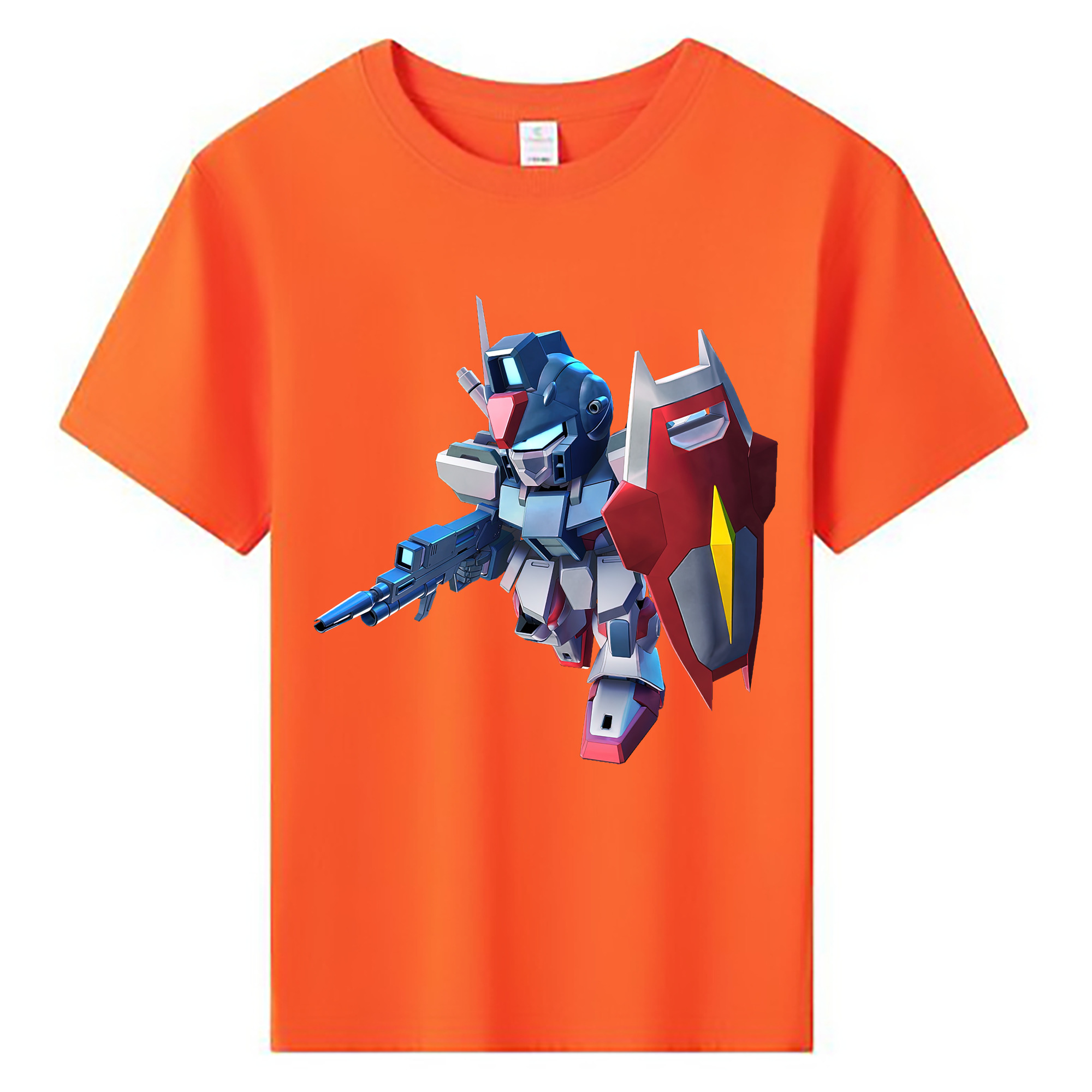 （画像用） 機動戦士ガンダム Mobile Suit Gundam 綿100％キッズTシャツ（フロントプリント）