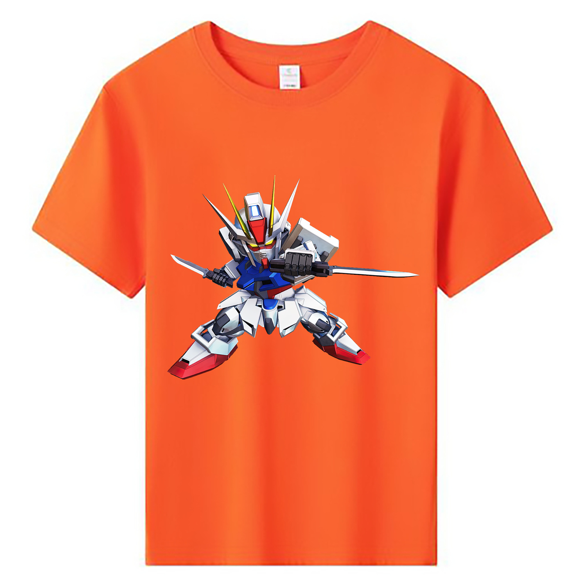 （画像用） 機動戦士ガンダム Mobile Suit Gundam 綿100％キッズTシャツ（フロントプリント）