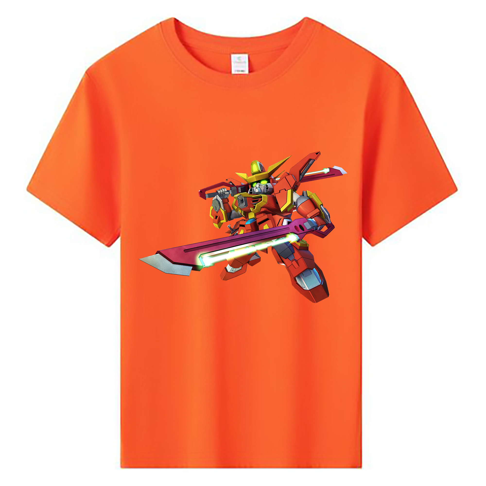（画像用） 機動戦士ガンダム Mobile Suit Gundam 綿100％キッズTシャツ（フロントプリント）