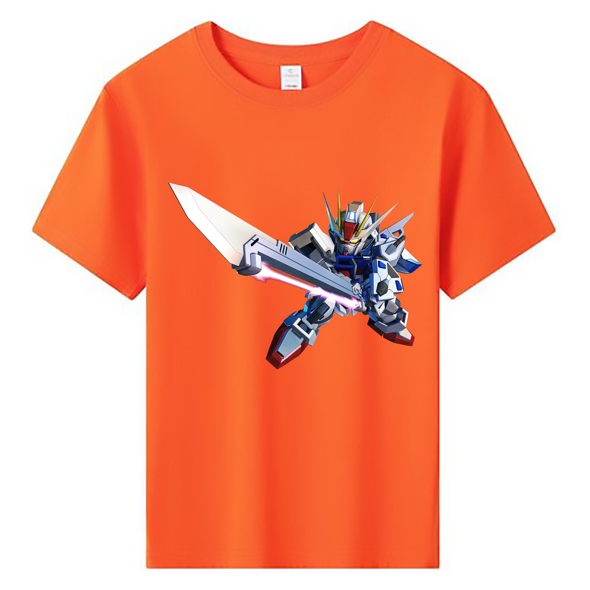 （画像用） 機動戦士ガンダム Mobile Suit Gundam 綿100％キッズTシャツ（フロントプリント）