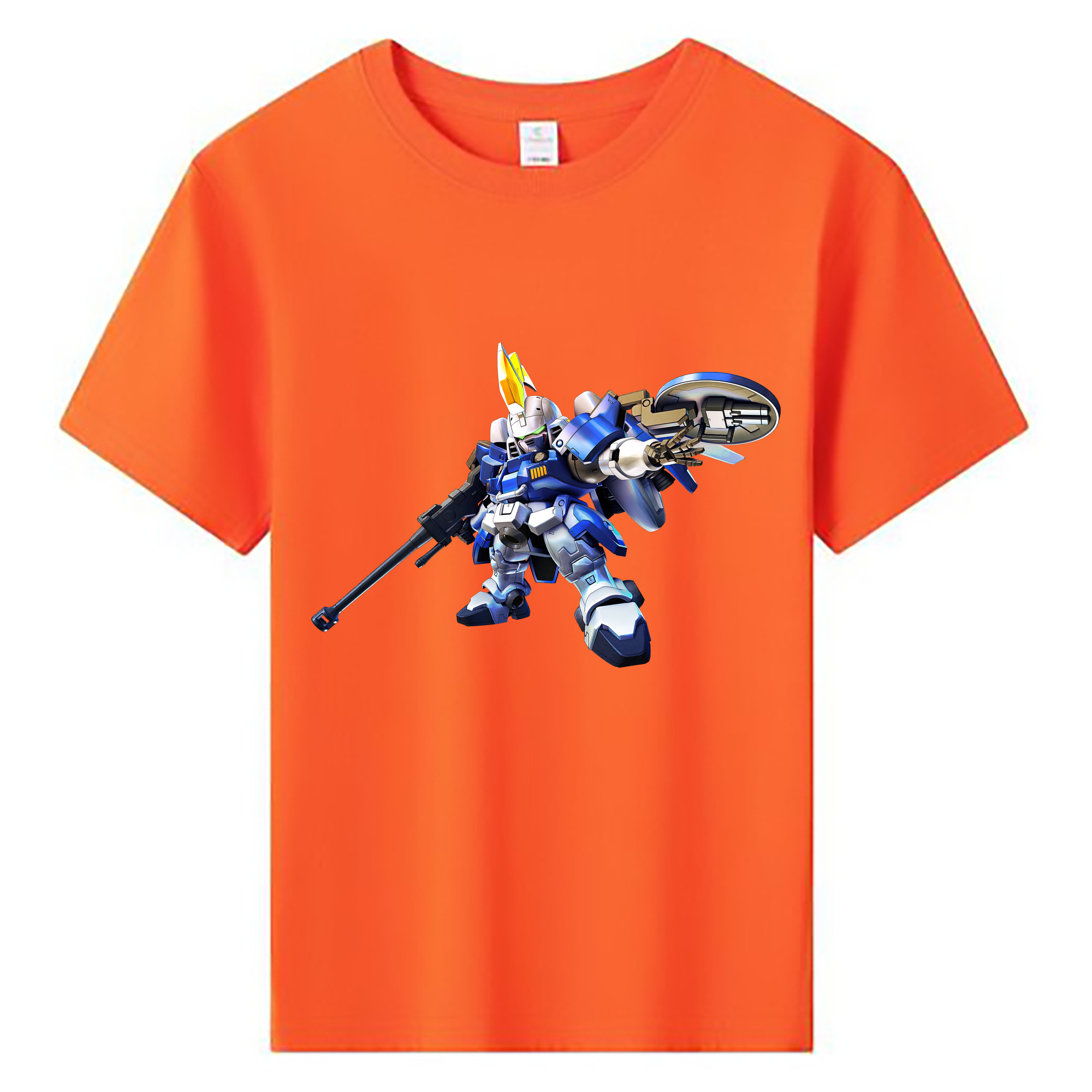 （画像用） 機動戦士ガンダム Mobile Suit Gundam 綿100％キッズTシャツ（フロントプリント）