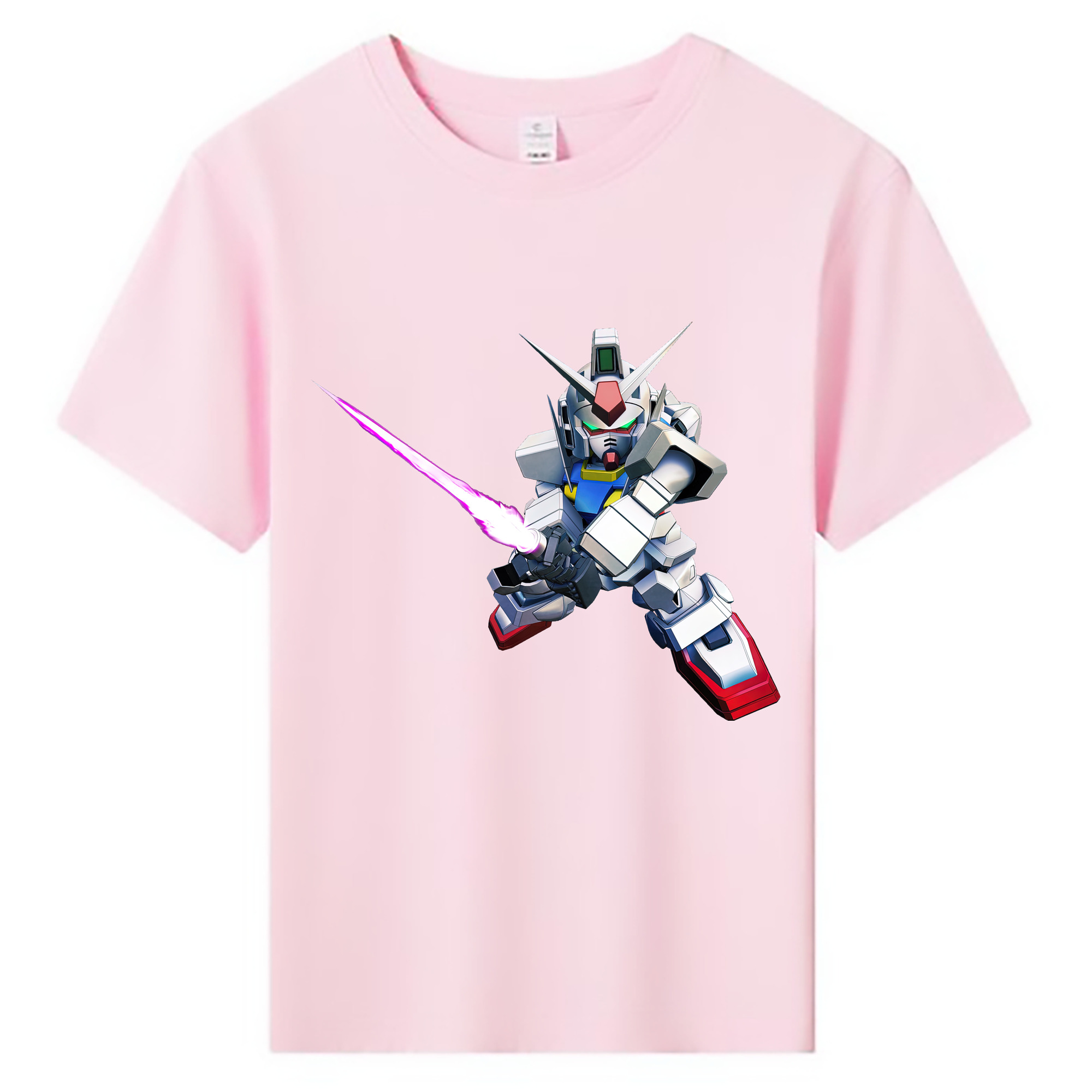 （画像用） 機動戦士ガンダム Mobile Suit Gundam 綿100％キッズTシャツ（フロントプリント）
