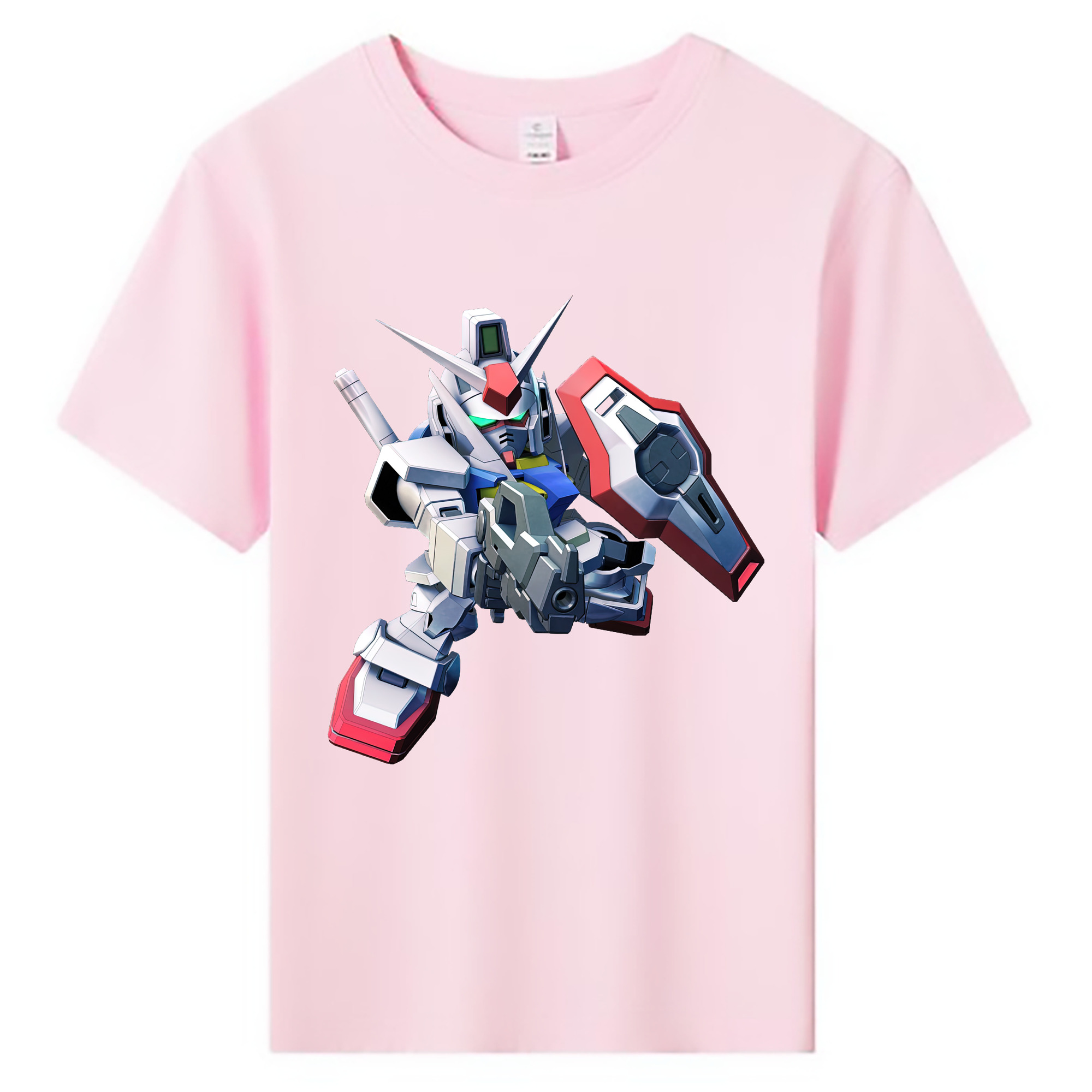 （画像用） 機動戦士ガンダム Mobile Suit Gundam 綿100％キッズTシャツ（フロントプリント）