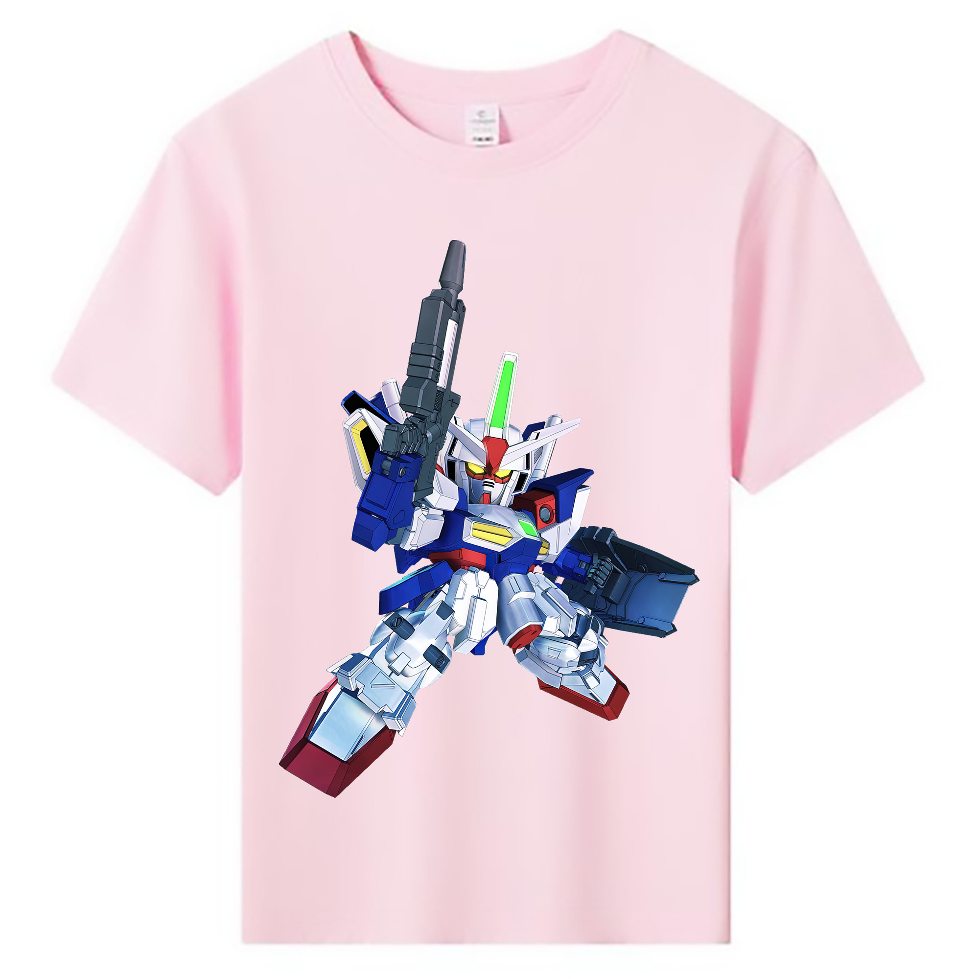 （画像用） 機動戦士ガンダム Mobile Suit Gundam 綿100％キッズTシャツ（フロントプリント）