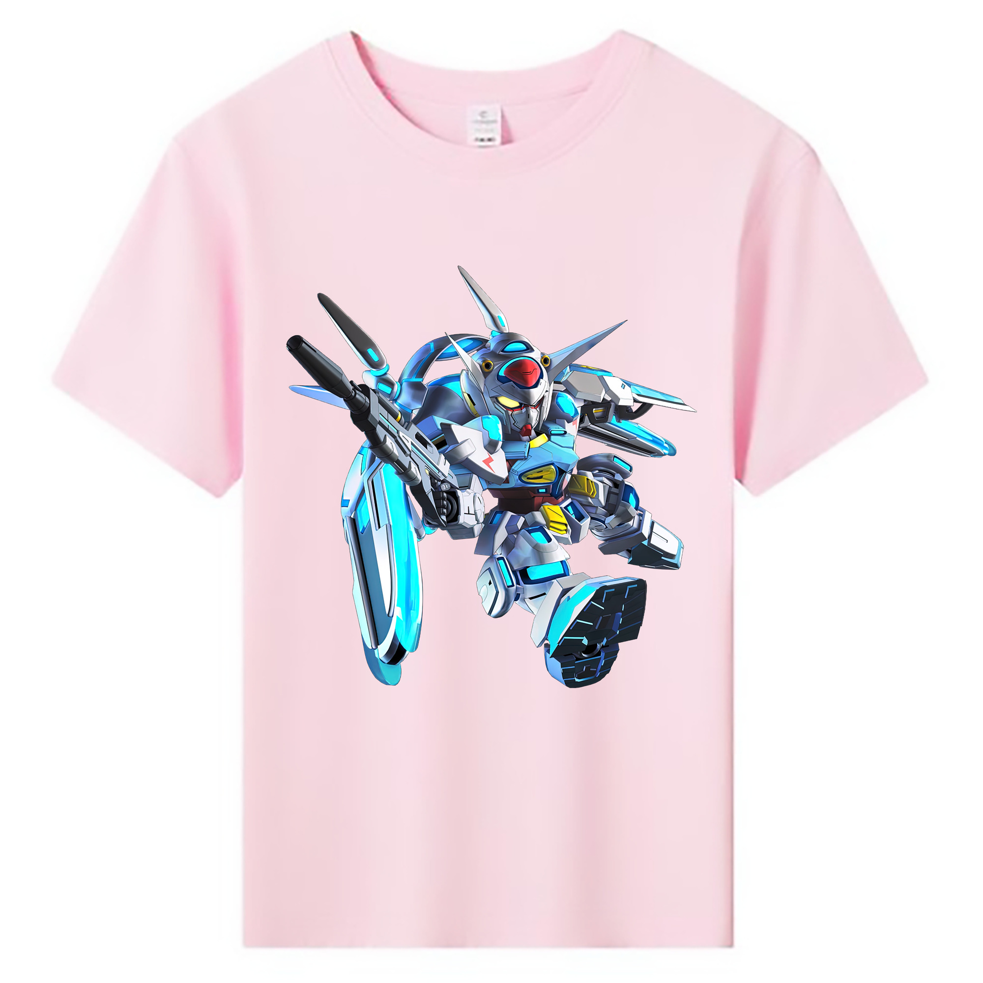 （画像用） 機動戦士ガンダム Mobile Suit Gundam 綿100％キッズTシャツ（フロントプリント）