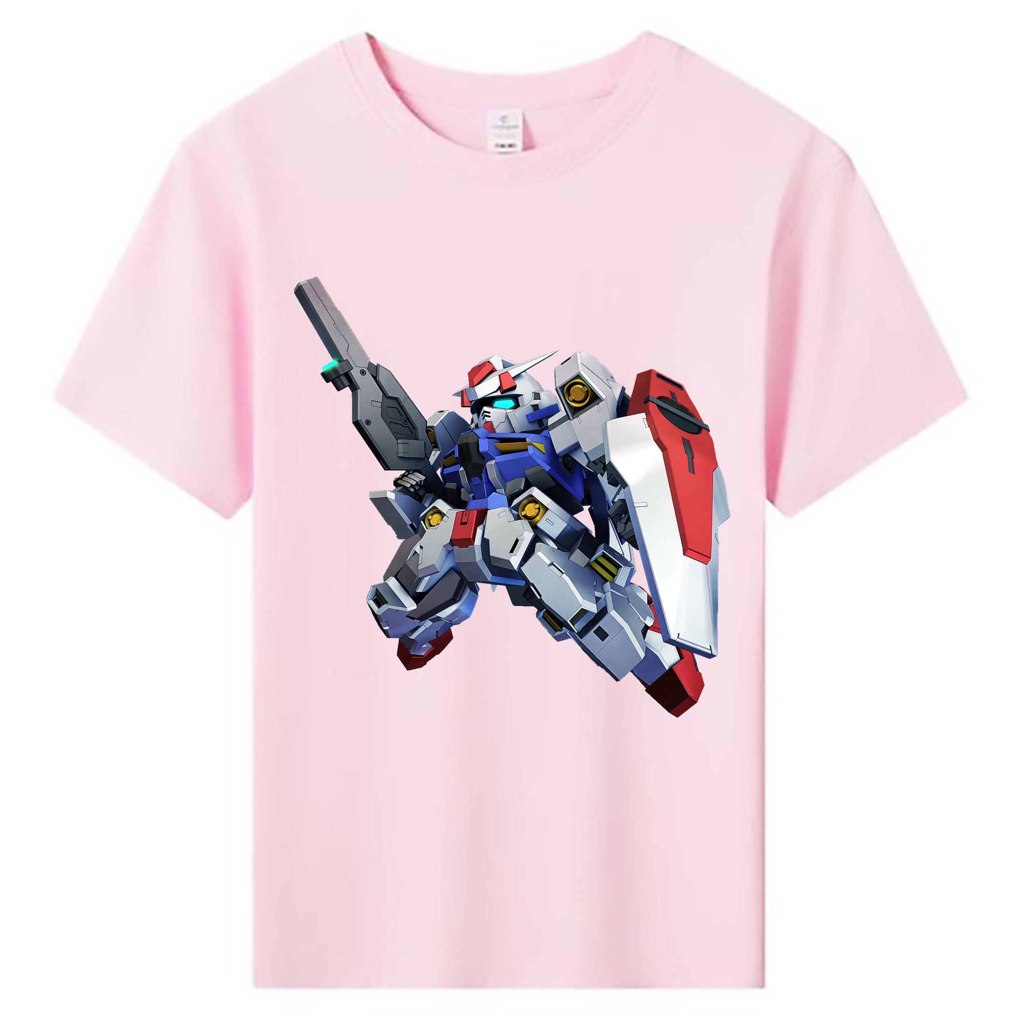 （画像用） 機動戦士ガンダム Mobile Suit Gundam 綿100％キッズTシャツ（フロントプリント）