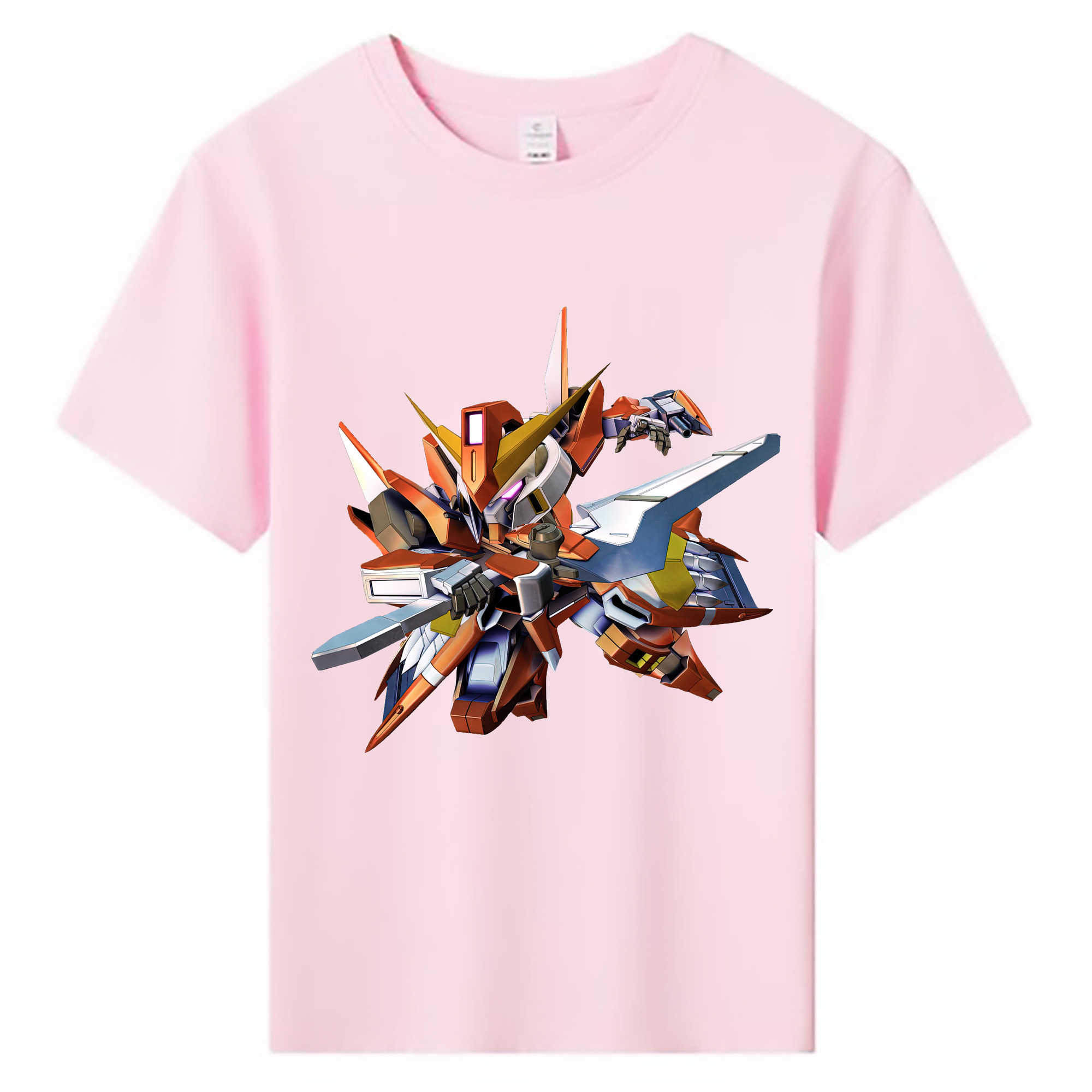 （画像用） 機動戦士ガンダム Mobile Suit Gundam 綿100％キッズTシャツ（フロントプリント）