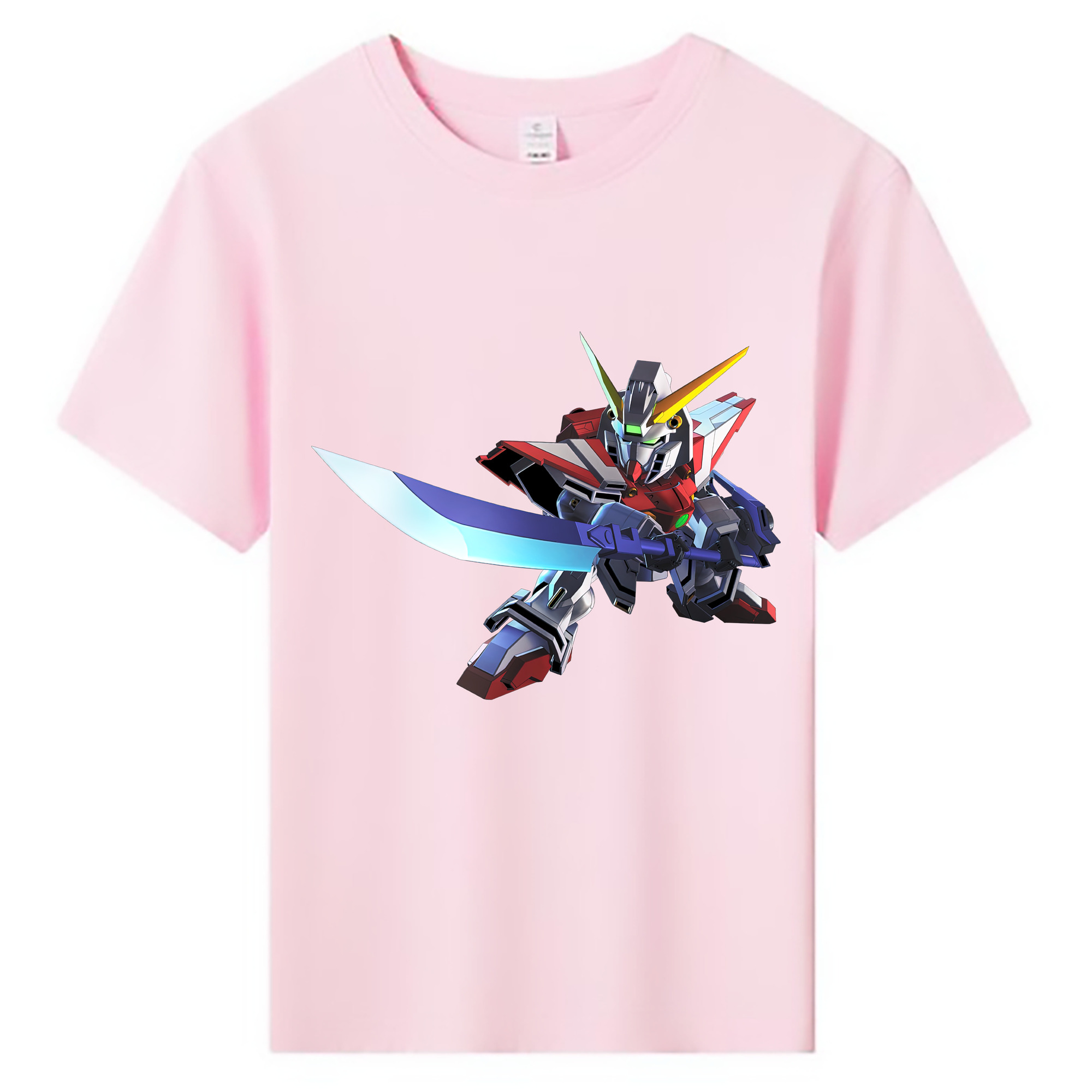 （画像用） 機動戦士ガンダム Mobile Suit Gundam 綿100％キッズTシャツ（フロントプリント）