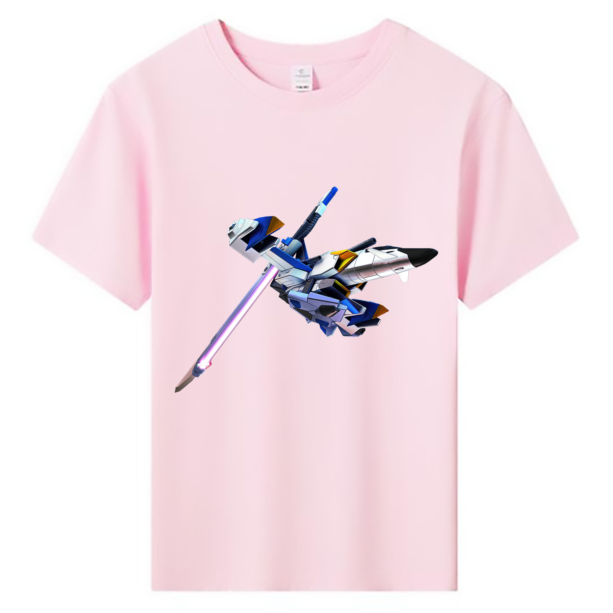 （画像用） 機動戦士ガンダム Mobile Suit Gundam 綿100％キッズTシャツ（フロントプリント）