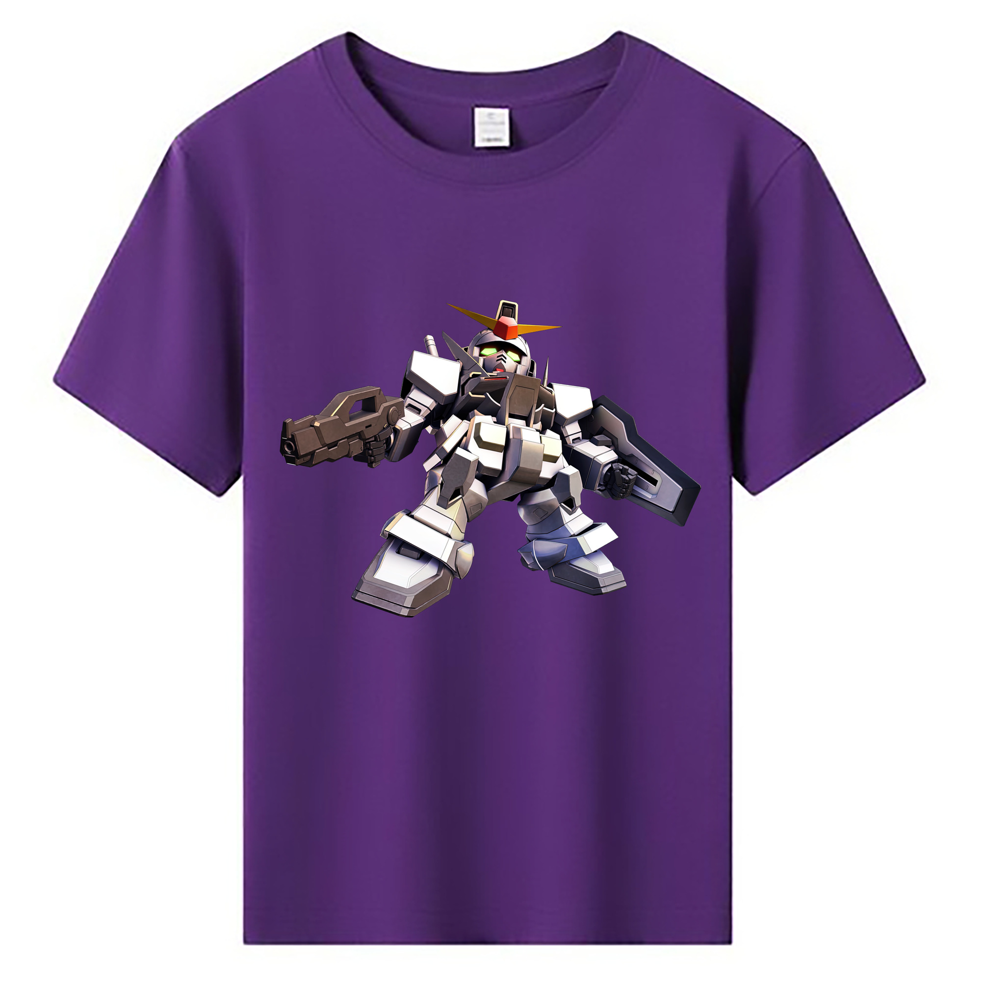 （画像用） 機動戦士ガンダム Mobile Suit Gundam 綿100％キッズTシャツ（フロントプリント）