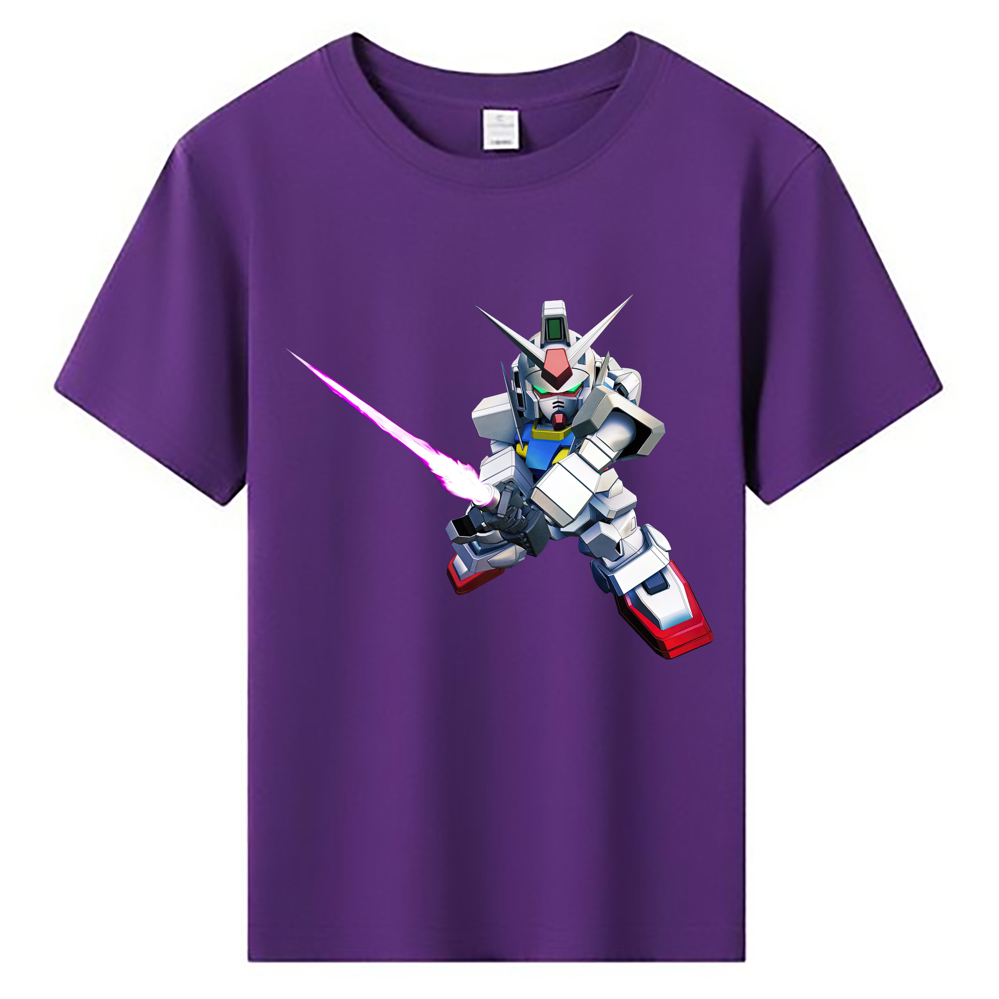 （画像用） 機動戦士ガンダム Mobile Suit Gundam 綿100％キッズTシャツ（フロントプリント）