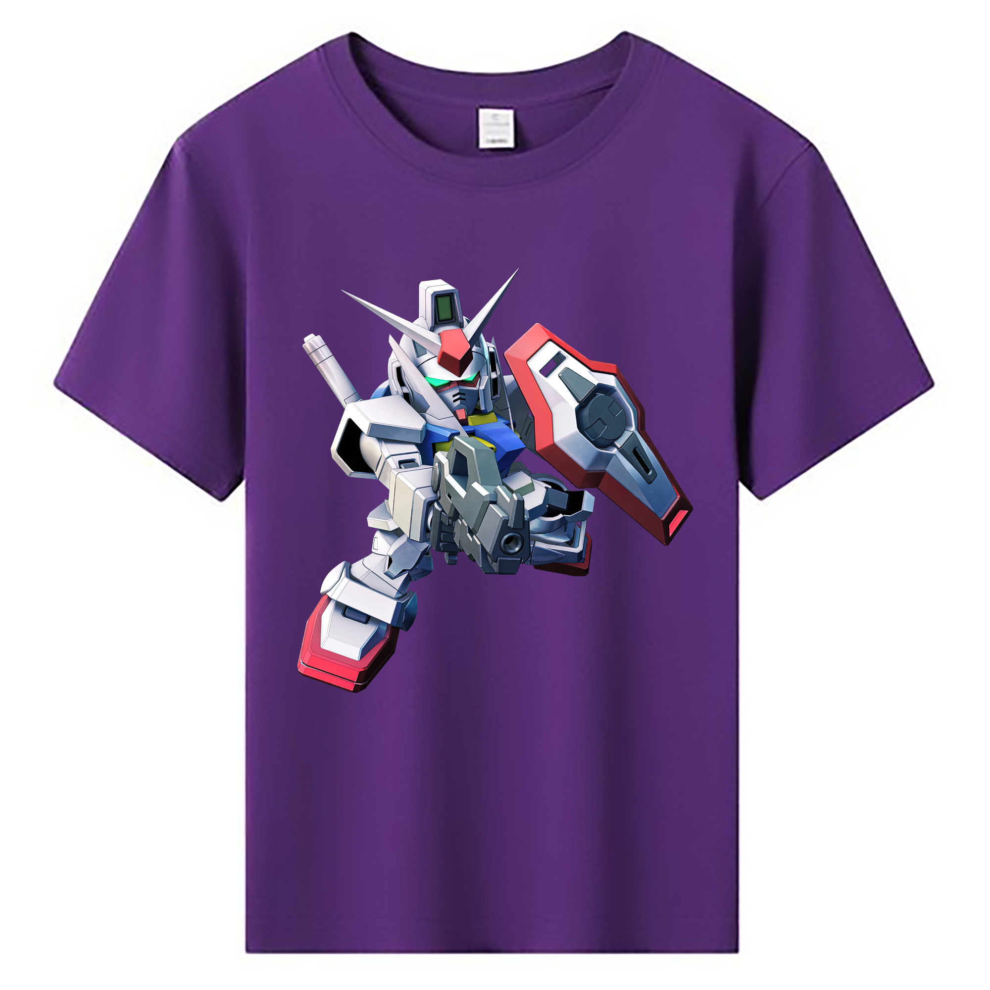 （画像用） 機動戦士ガンダム Mobile Suit Gundam 綿100％キッズTシャツ（フロントプリント）