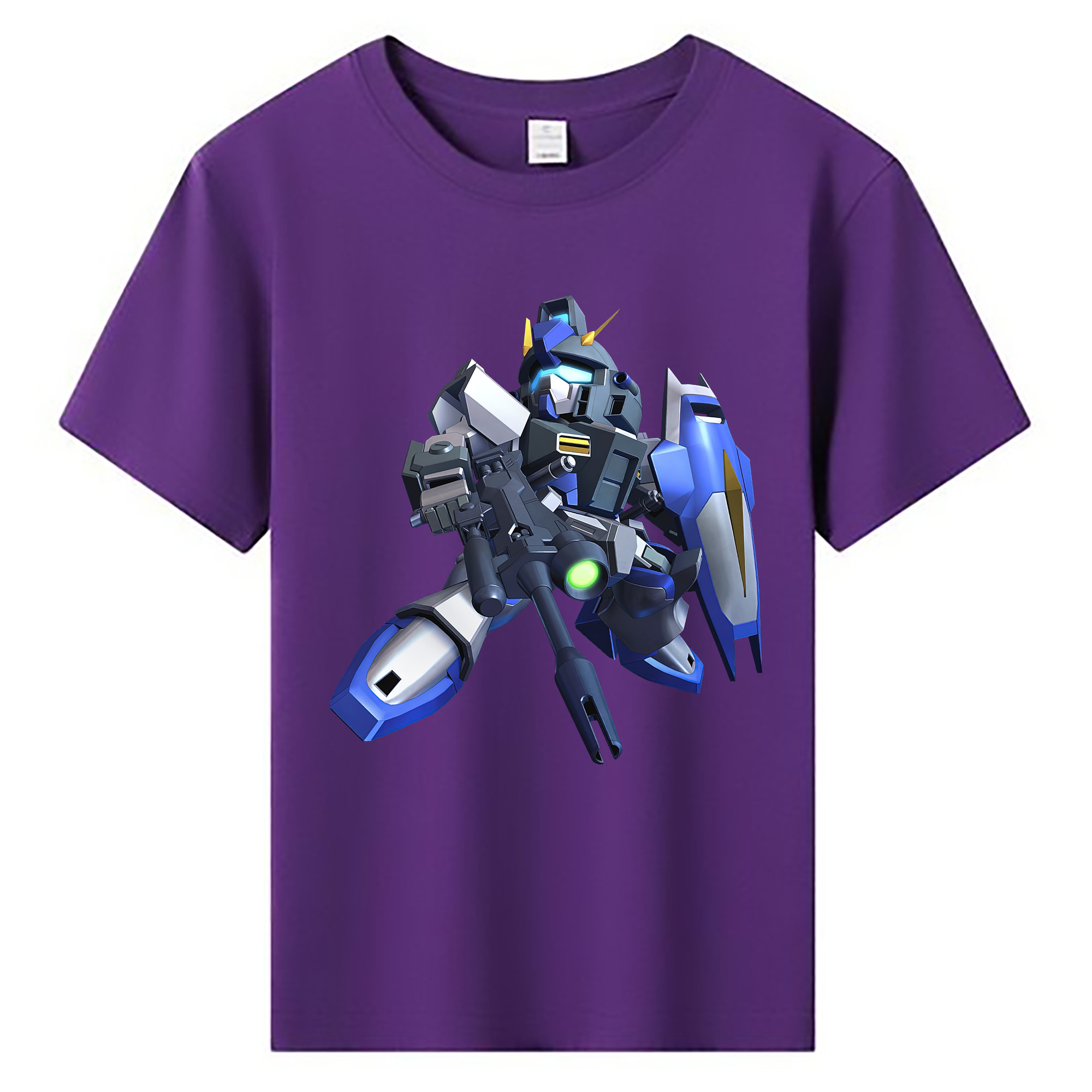 （画像用） 機動戦士ガンダム Mobile Suit Gundam 綿100％キッズTシャツ（フロントプリント）