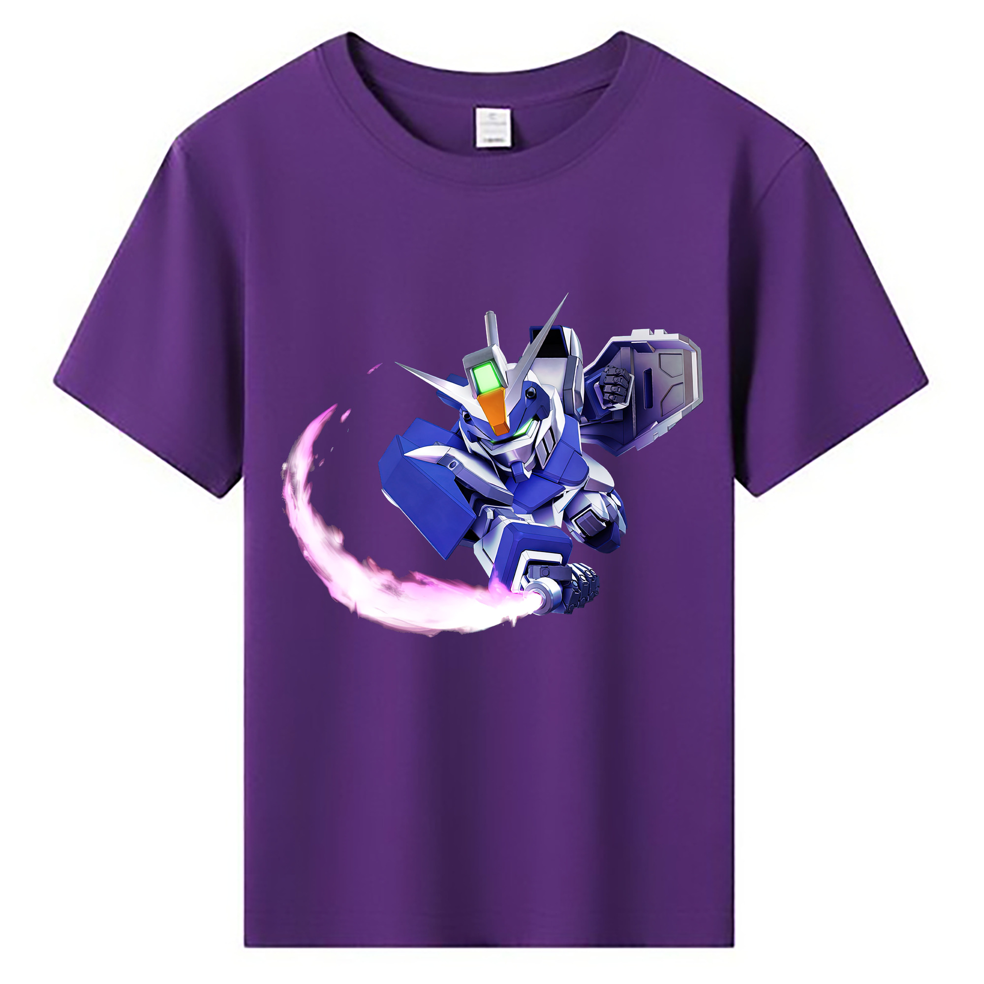 （画像用） 機動戦士ガンダム Mobile Suit Gundam 綿100％キッズTシャツ（フロントプリント）