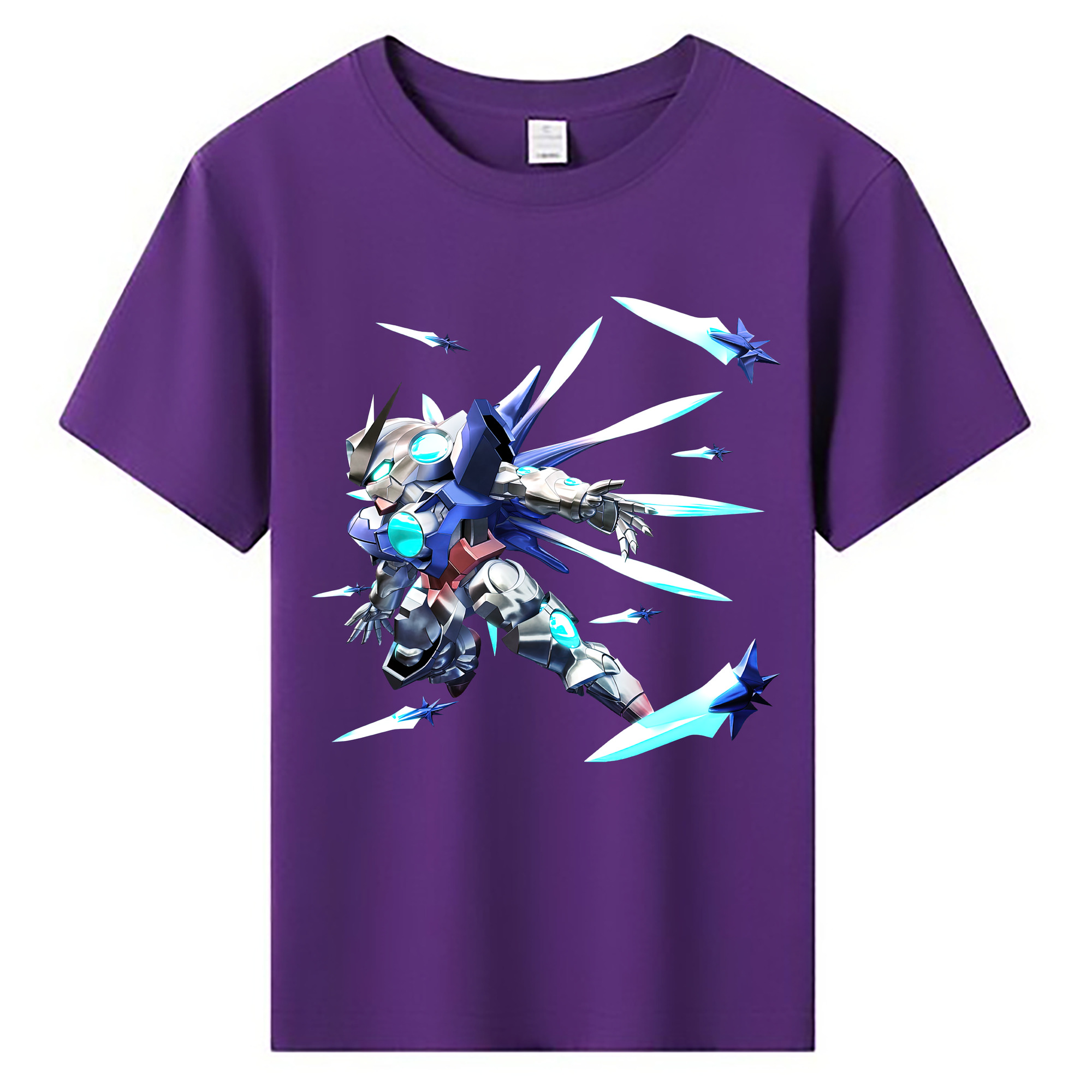 （画像用） 機動戦士ガンダム Mobile Suit Gundam 綿100％キッズTシャツ（フロントプリント）