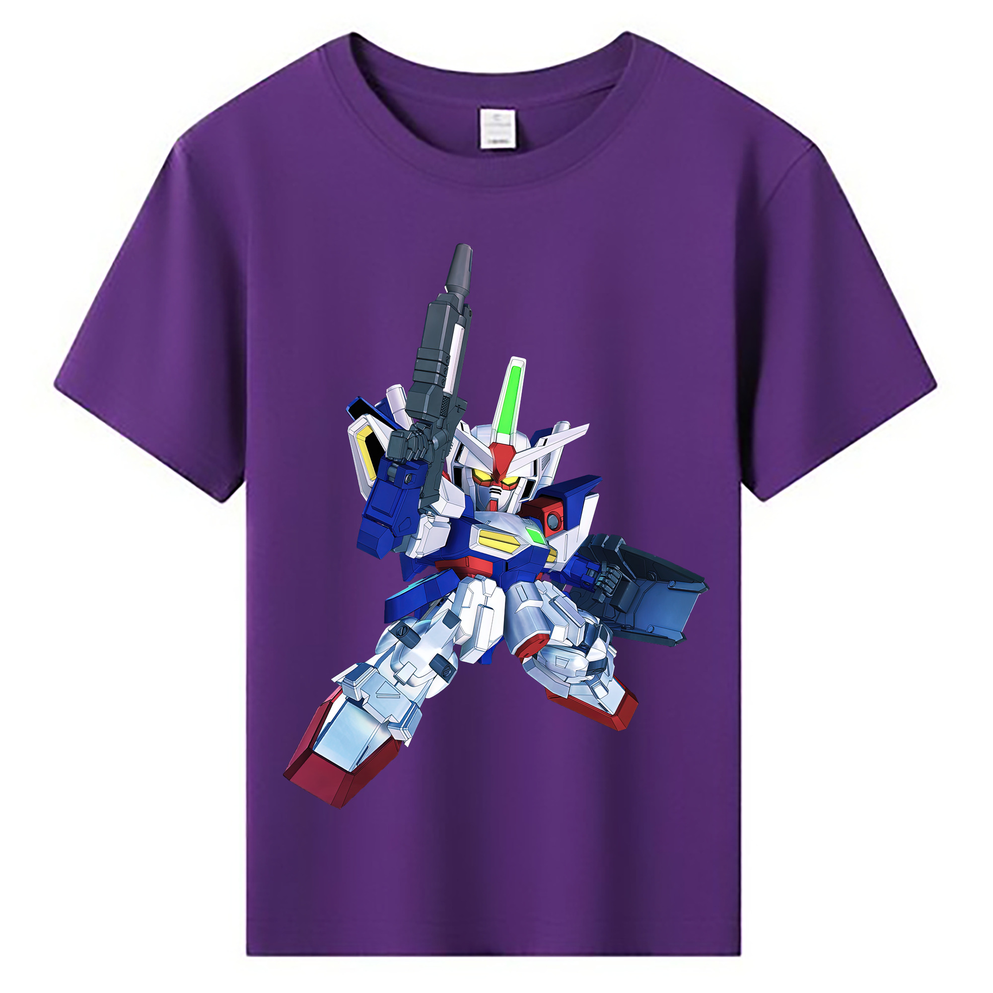 （画像用） 機動戦士ガンダム Mobile Suit Gundam 綿100％キッズTシャツ（フロントプリント）