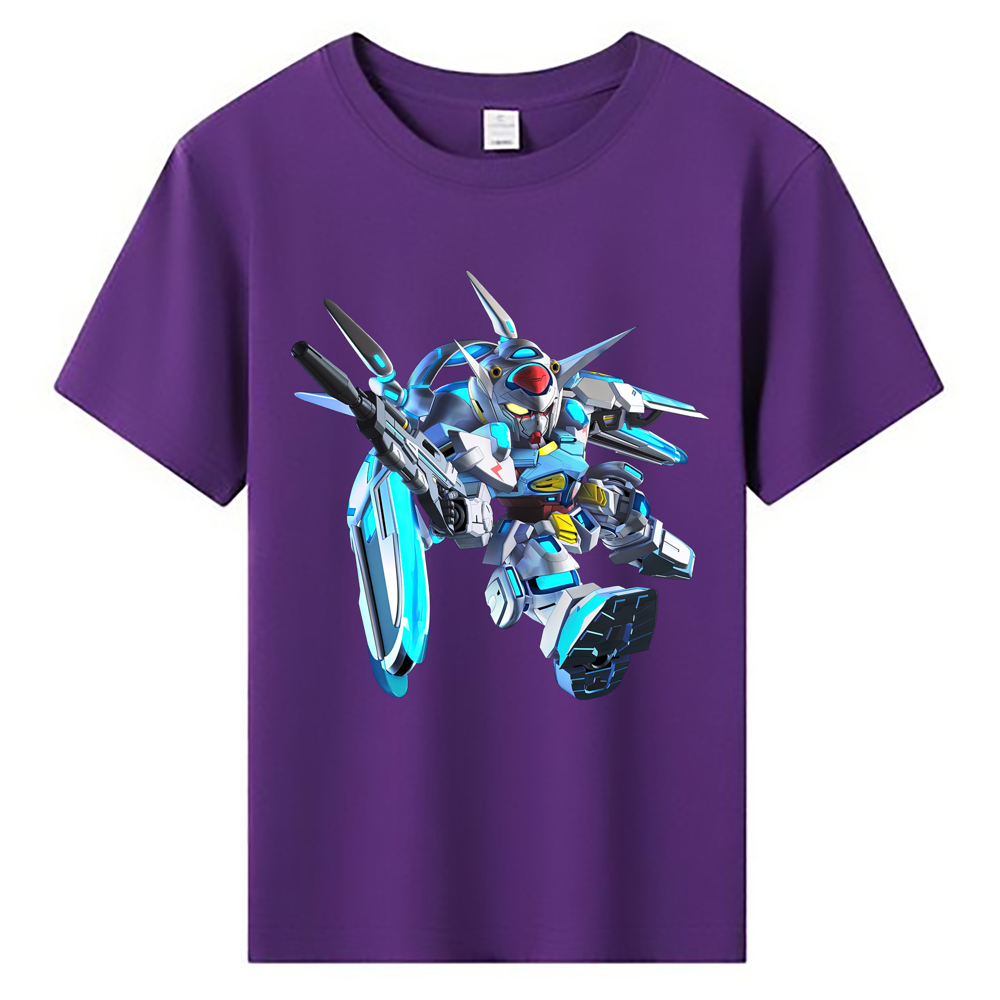（画像用） 機動戦士ガンダム Mobile Suit Gundam 綿100％キッズTシャツ（フロントプリント）