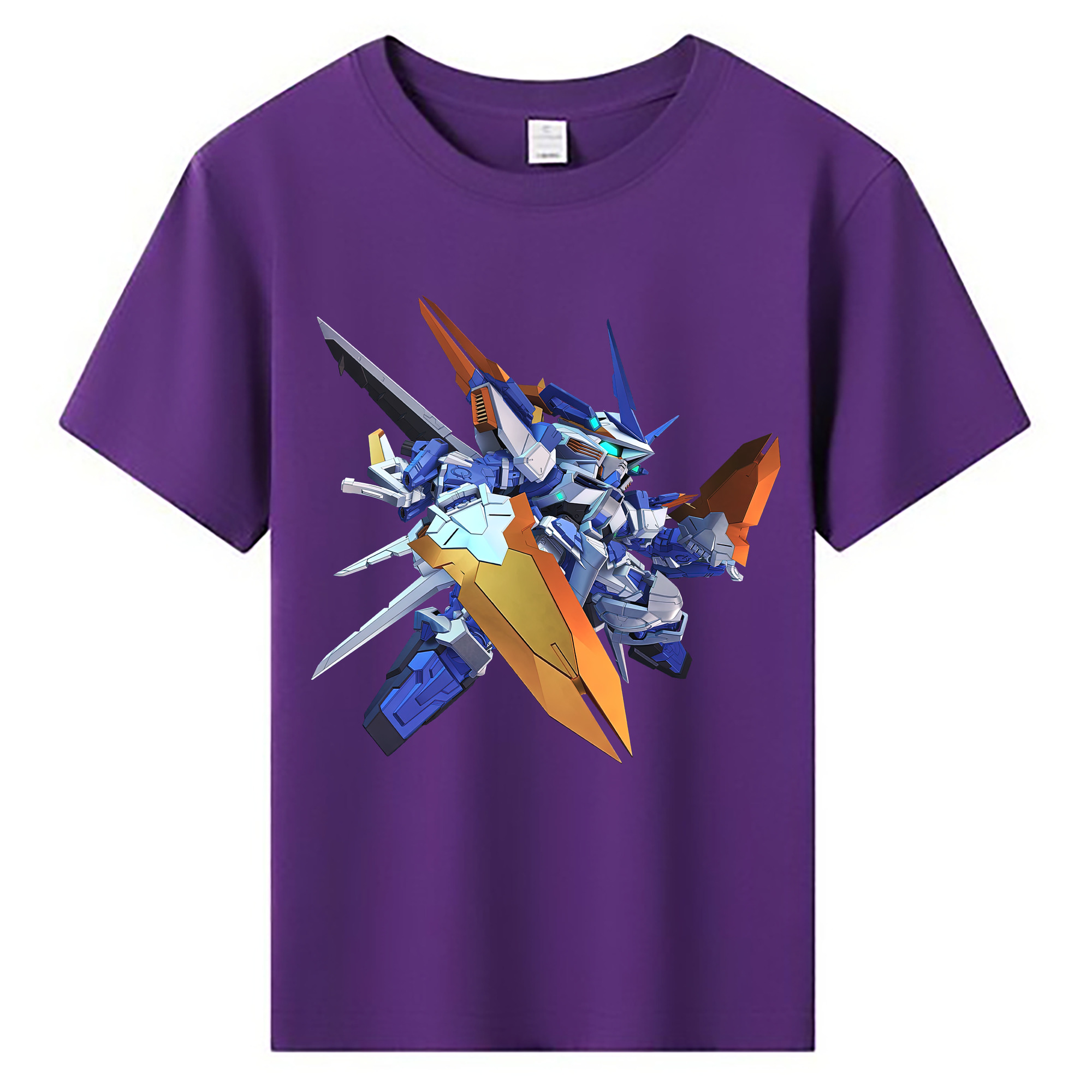 （画像用） 機動戦士ガンダム Mobile Suit Gundam 綿100％キッズTシャツ（フロントプリント）