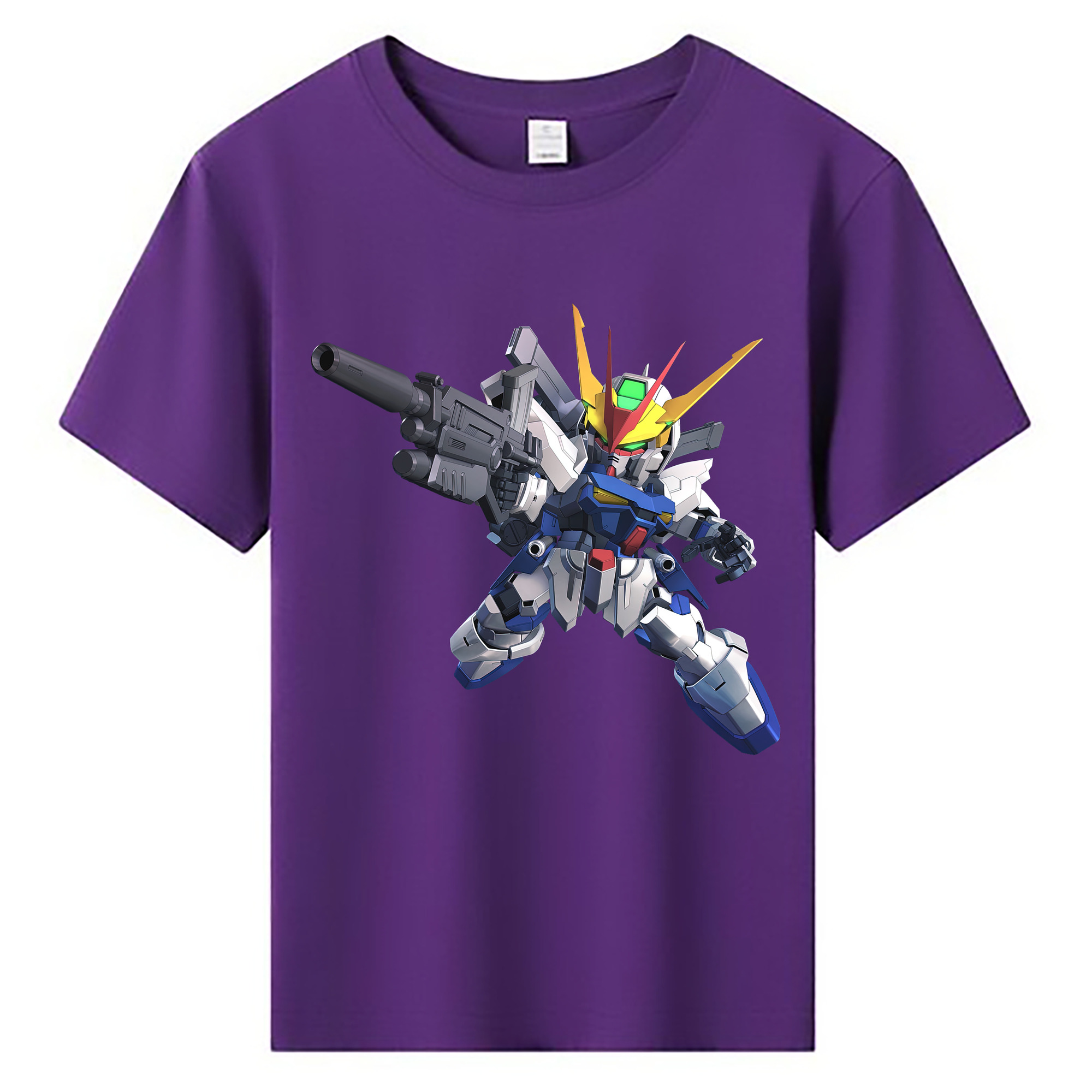（画像用） 機動戦士ガンダム Mobile Suit Gundam 綿100％キッズTシャツ（フロントプリント）