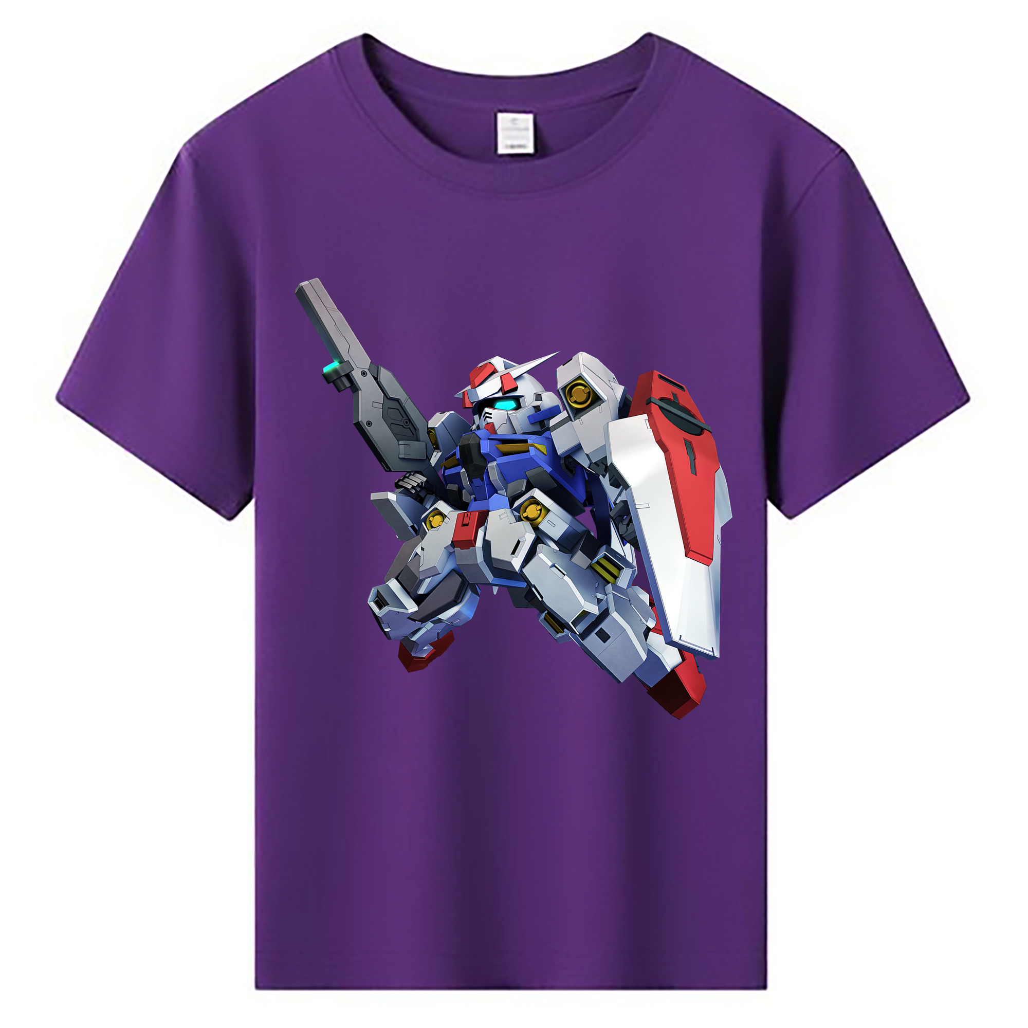 （画像用） 機動戦士ガンダム Mobile Suit Gundam 綿100％キッズTシャツ（フロントプリント）