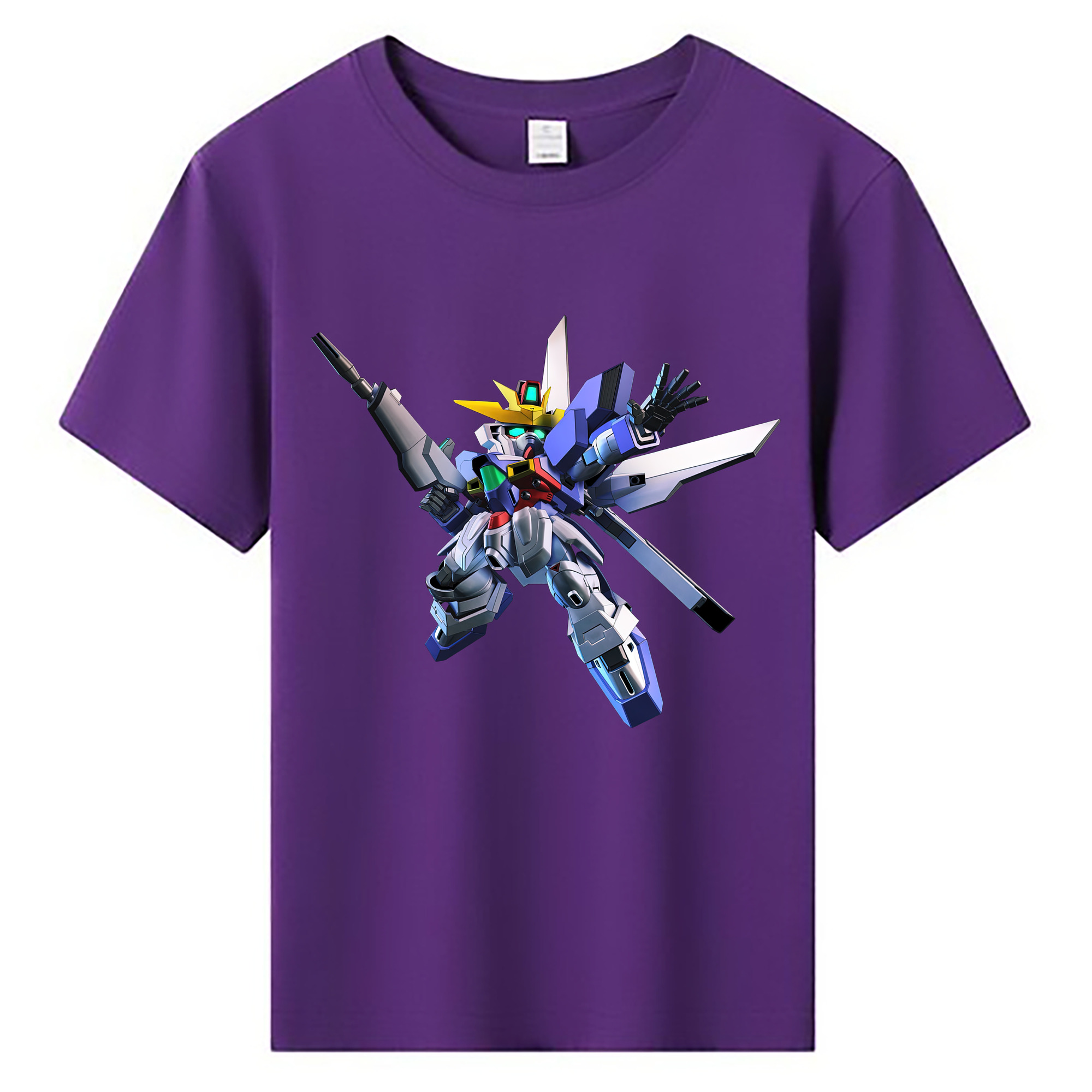 （画像用） 機動戦士ガンダム Mobile Suit Gundam 綿100％キッズTシャツ（フロントプリント）