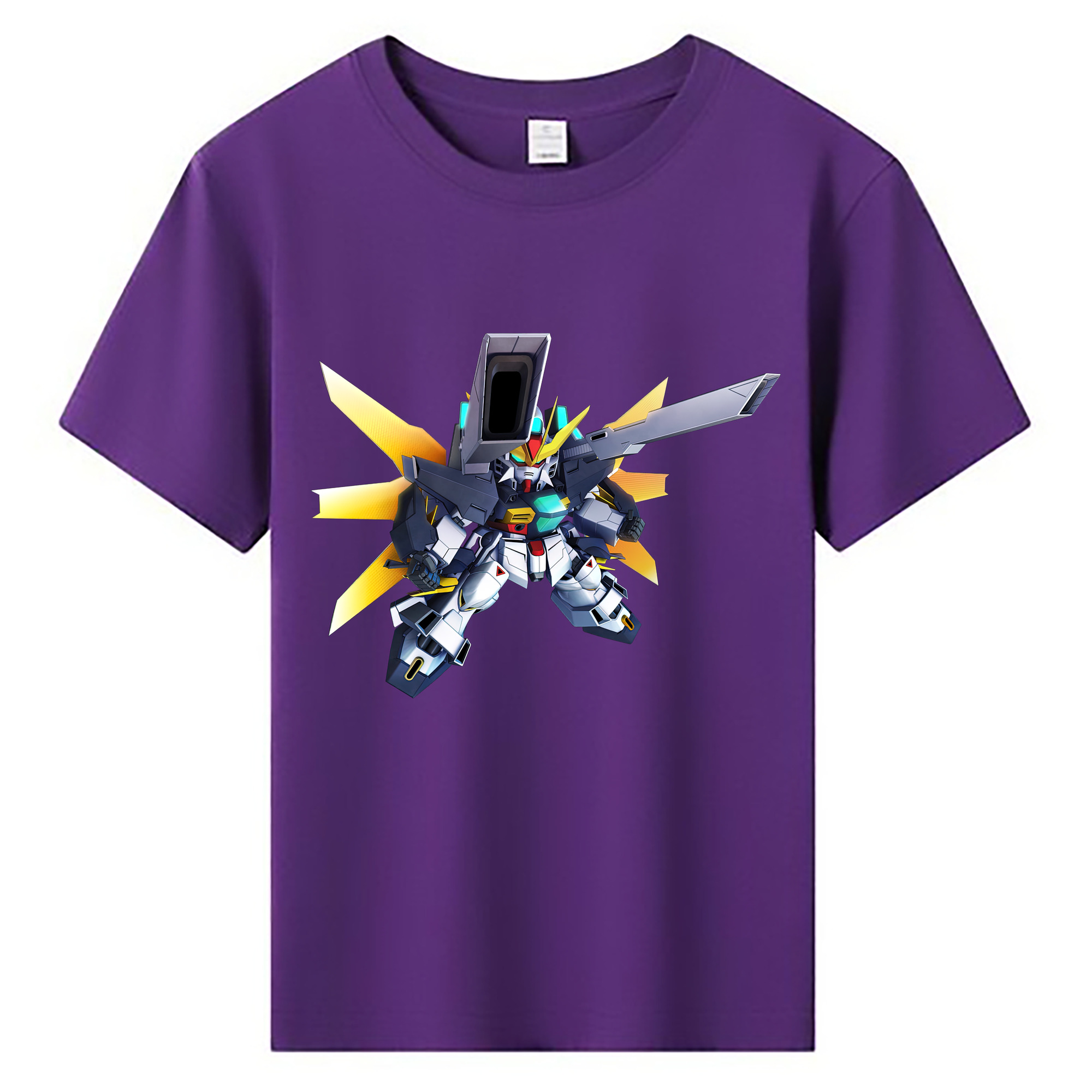 （画像用） 機動戦士ガンダム Mobile Suit Gundam 綿100％キッズTシャツ（フロントプリント）