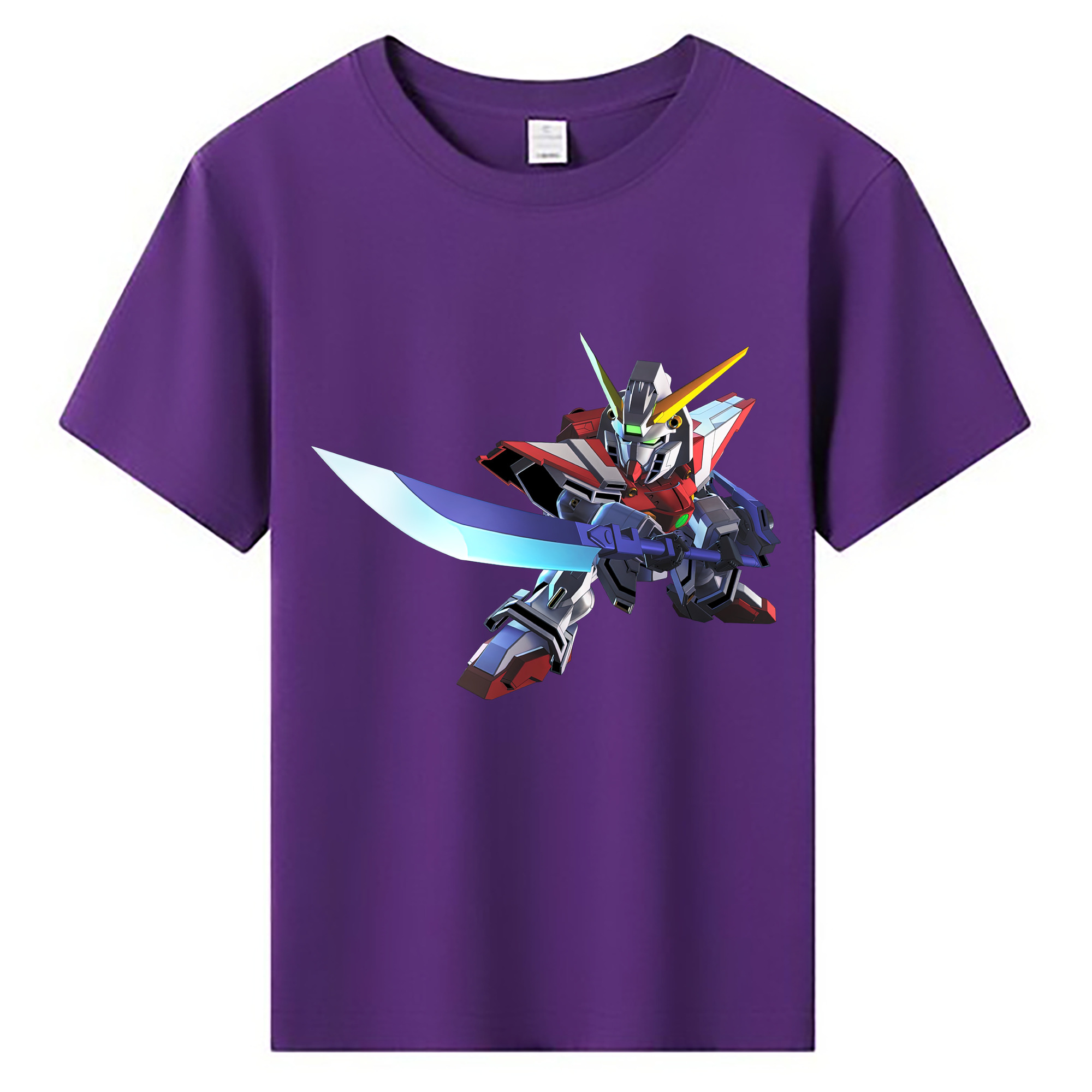 （画像用） 機動戦士ガンダム Mobile Suit Gundam 綿100％キッズTシャツ（フロントプリント）