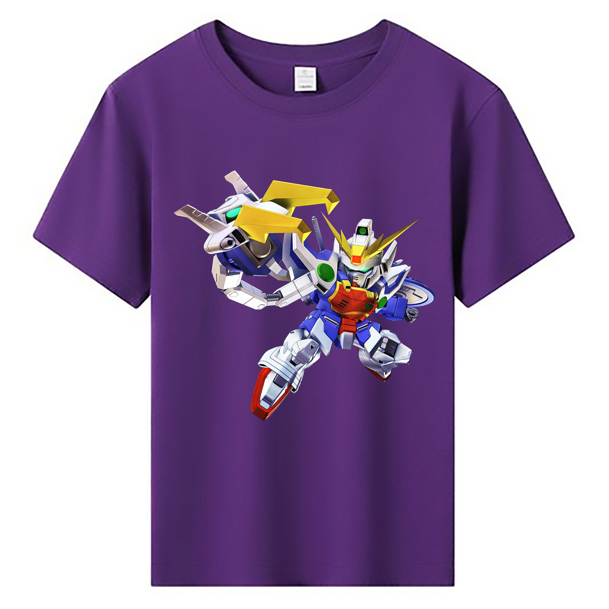 （画像用） 機動戦士ガンダム Mobile Suit Gundam 綿100％キッズTシャツ（フロントプリント）