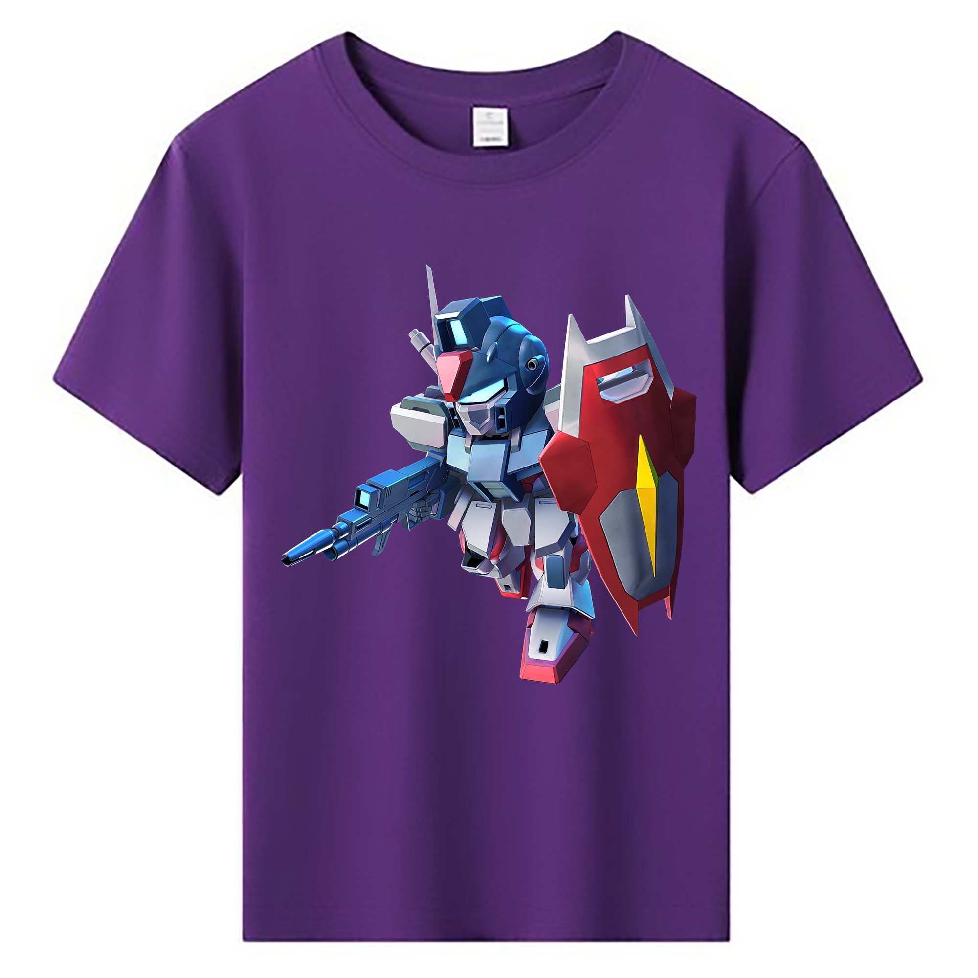 （画像用） 機動戦士ガンダム Mobile Suit Gundam 綿100％キッズTシャツ（フロントプリント）
