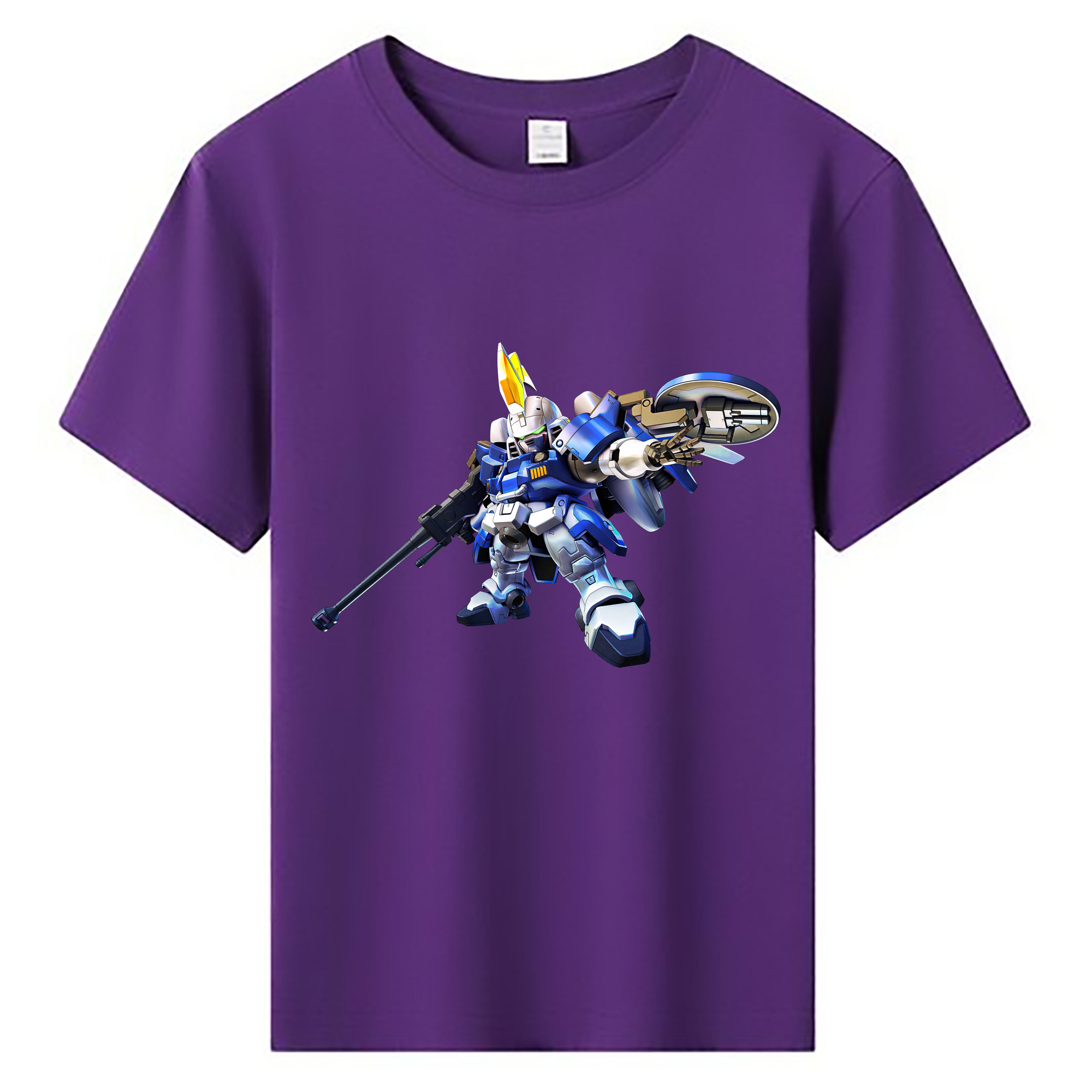 （画像用） 機動戦士ガンダム Mobile Suit Gundam 綿100％キッズTシャツ（フロントプリント）
