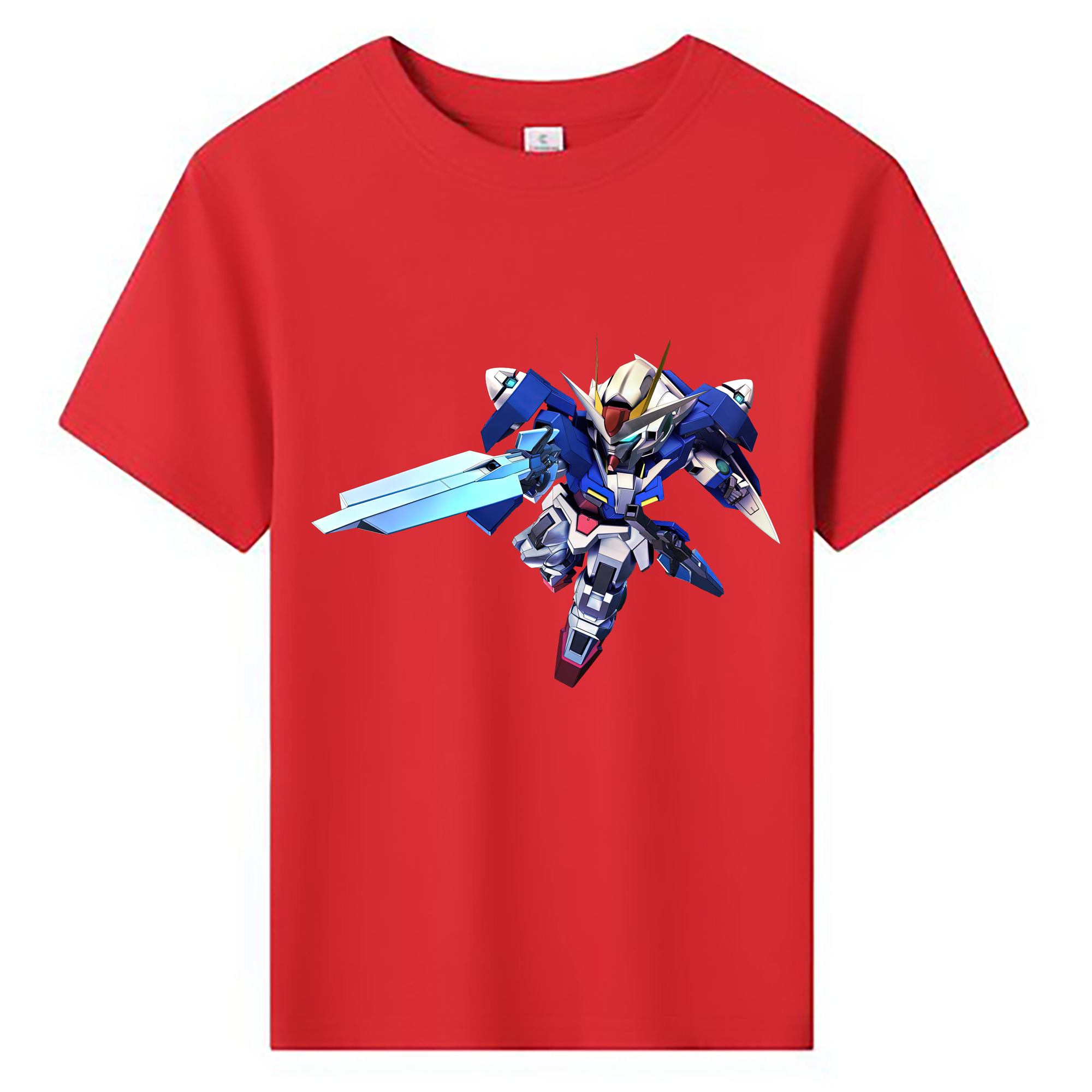 （画像用） 機動戦士ガンダム Mobile Suit Gundam 綿100％キッズTシャツ（フロントプリント）
