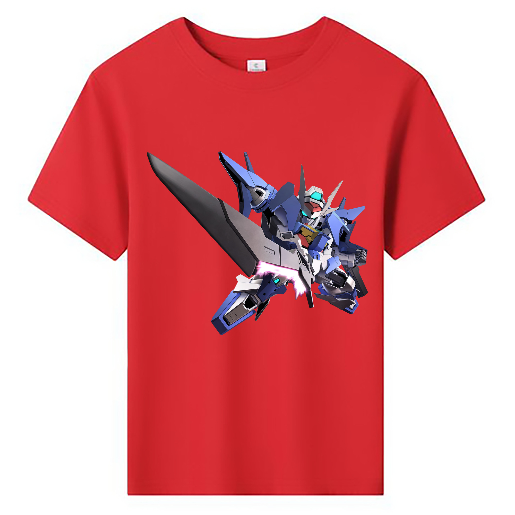 （画像用） 機動戦士ガンダム Mobile Suit Gundam 綿100％キッズTシャツ（フロントプリント）