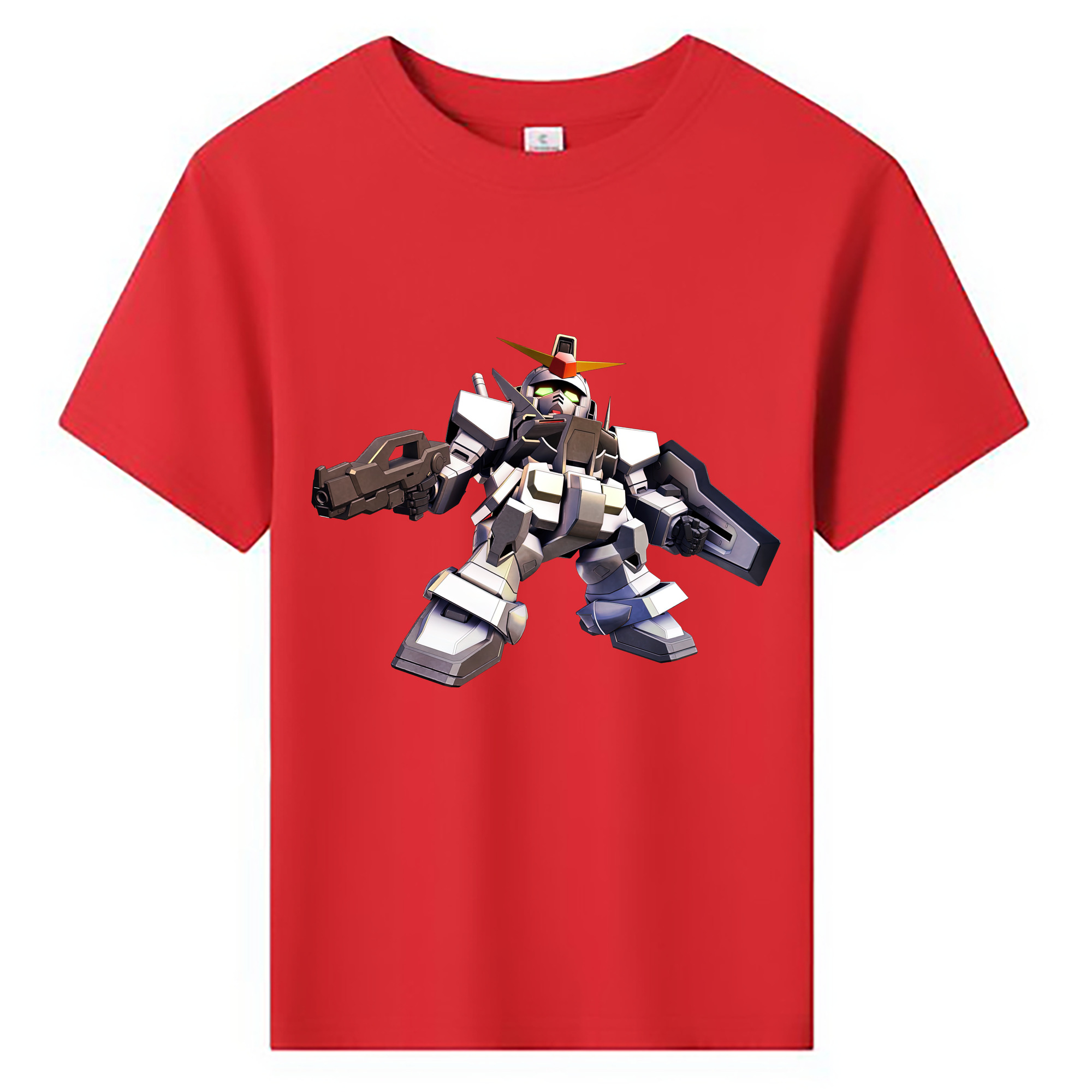 （画像用） 機動戦士ガンダム Mobile Suit Gundam 綿100％キッズTシャツ（フロントプリント）