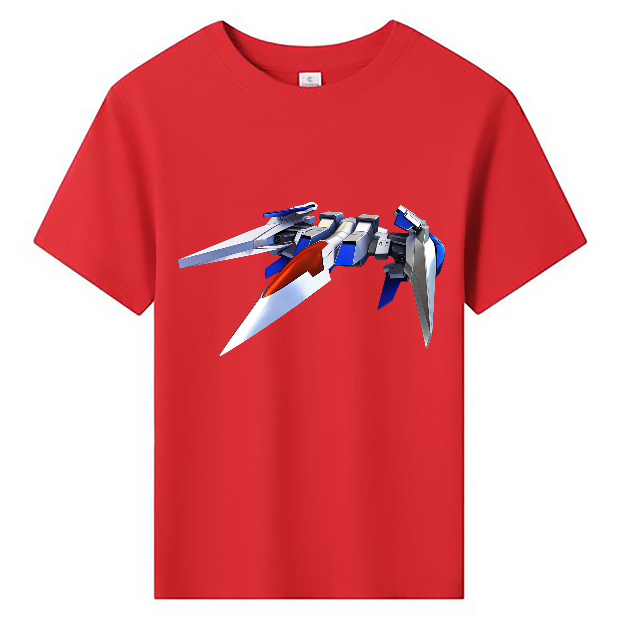 （画像用） 機動戦士ガンダム Mobile Suit Gundam 綿100％キッズTシャツ（フロントプリント）