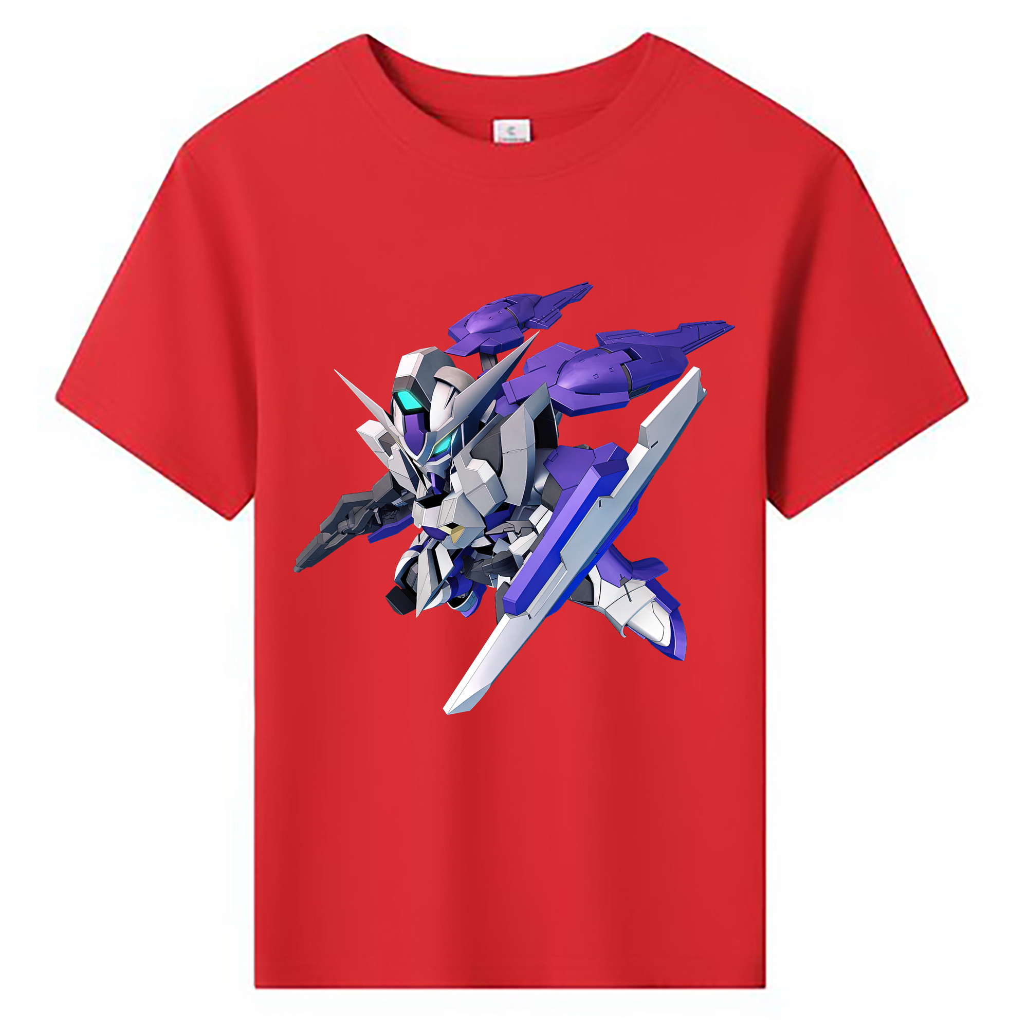 （画像用） 機動戦士ガンダム Mobile Suit Gundam 綿100％キッズTシャツ（フロントプリント）