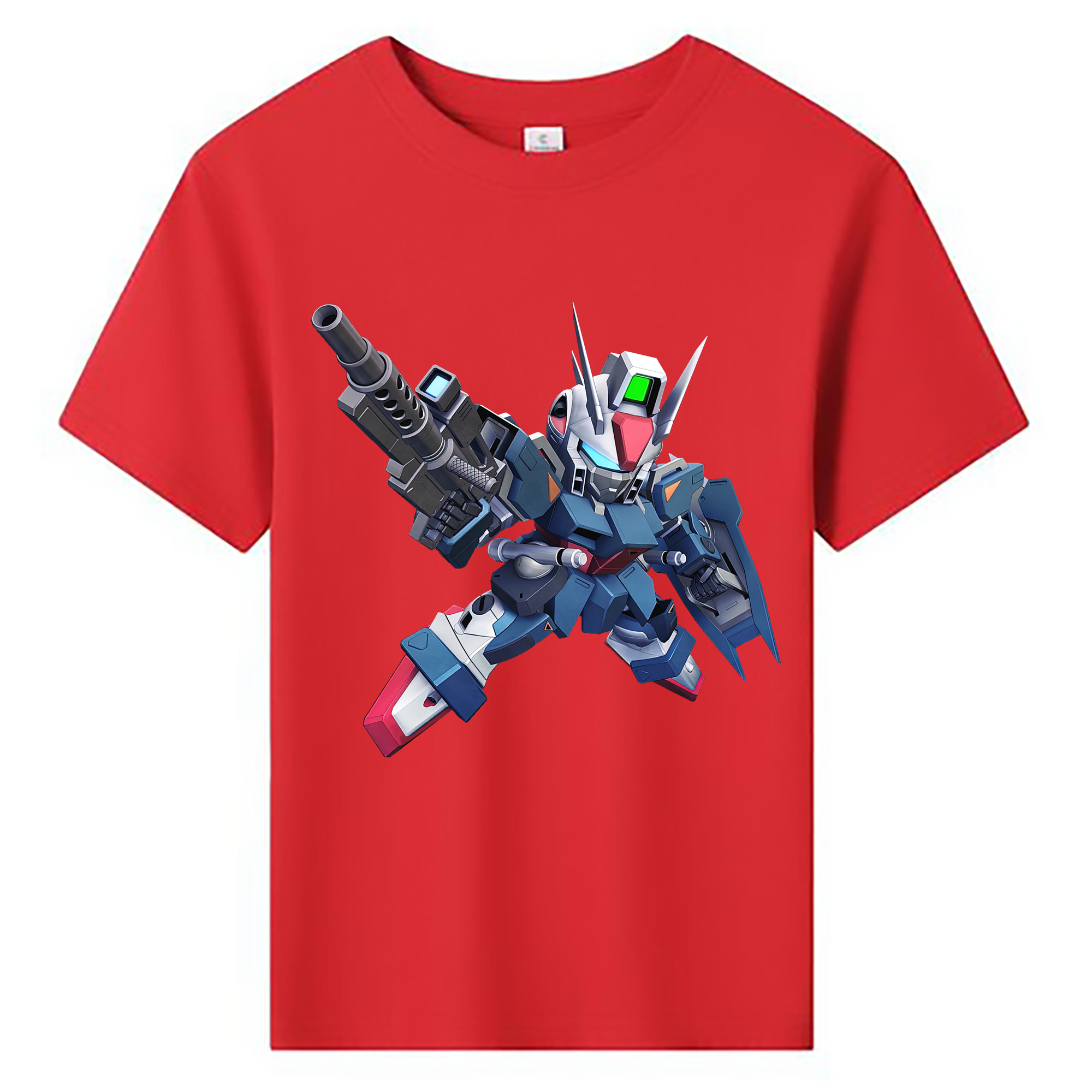 （画像用） 機動戦士ガンダム Mobile Suit Gundam 綿100％キッズTシャツ（フロントプリント）