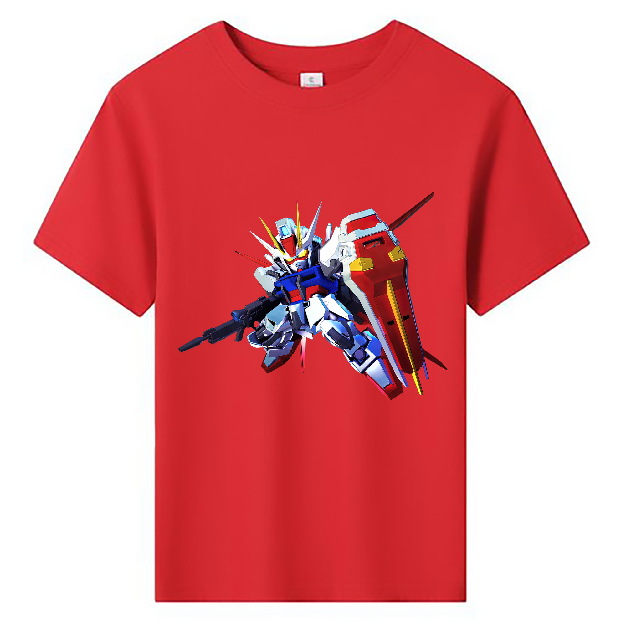 （画像用） 機動戦士ガンダム Mobile Suit Gundam 綿100％キッズTシャツ（フロントプリント）