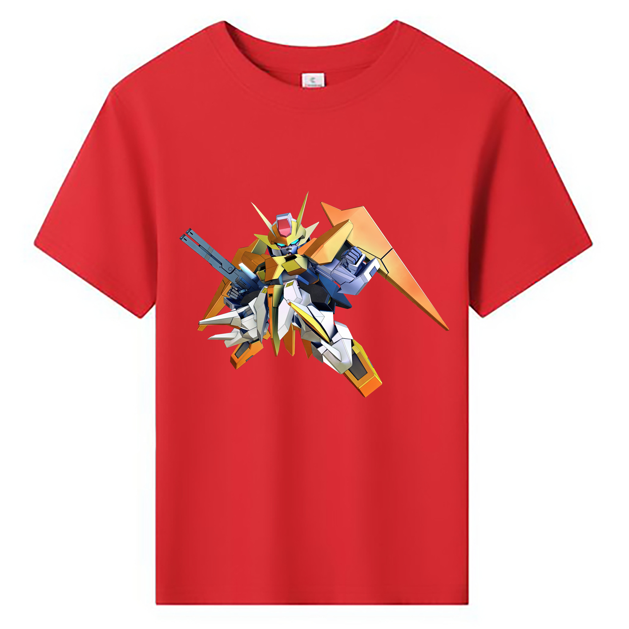 （画像用） 機動戦士ガンダム Mobile Suit Gundam 綿100％キッズTシャツ（フロントプリント）