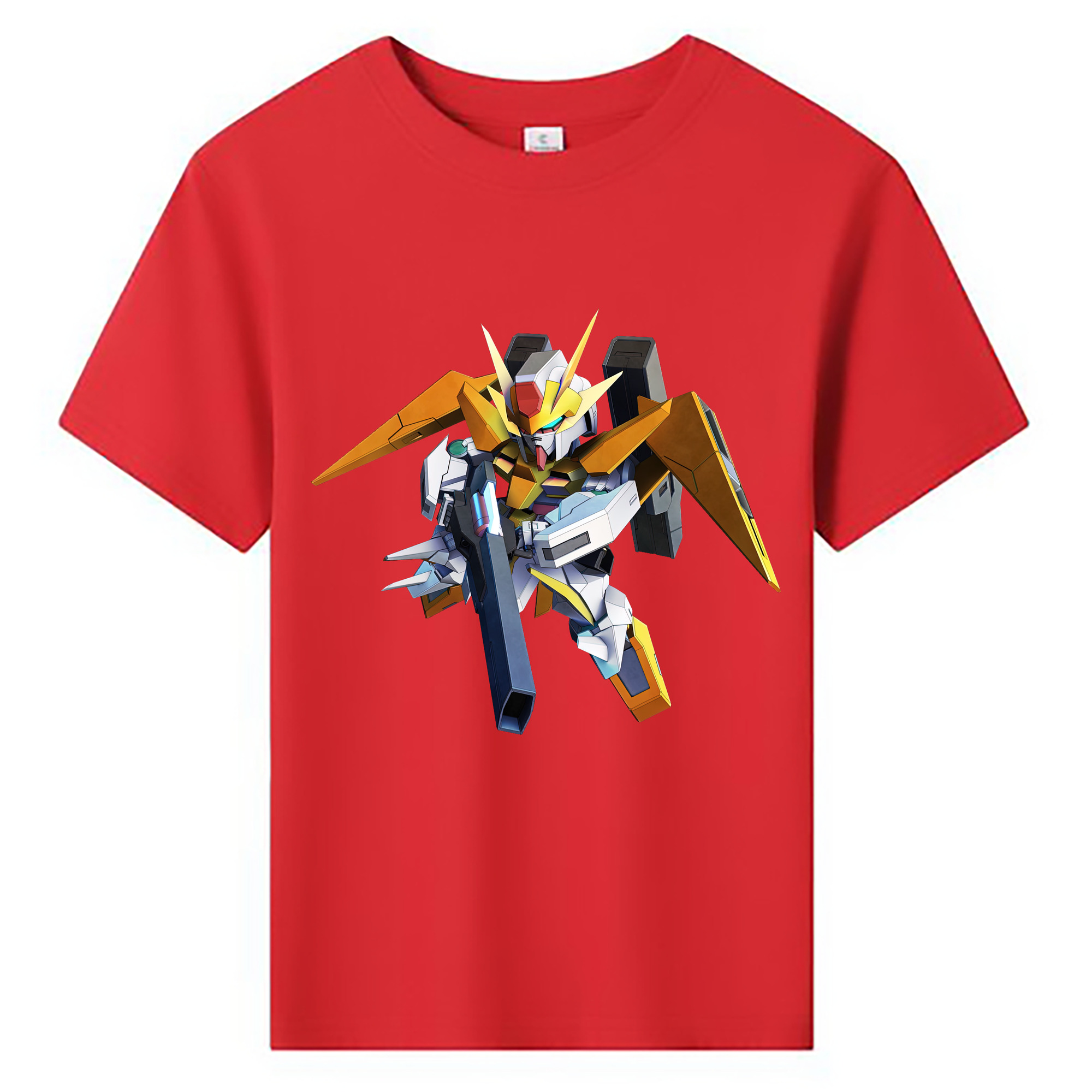 （画像用） 機動戦士ガンダム Mobile Suit Gundam 綿100％キッズTシャツ（フロントプリント）