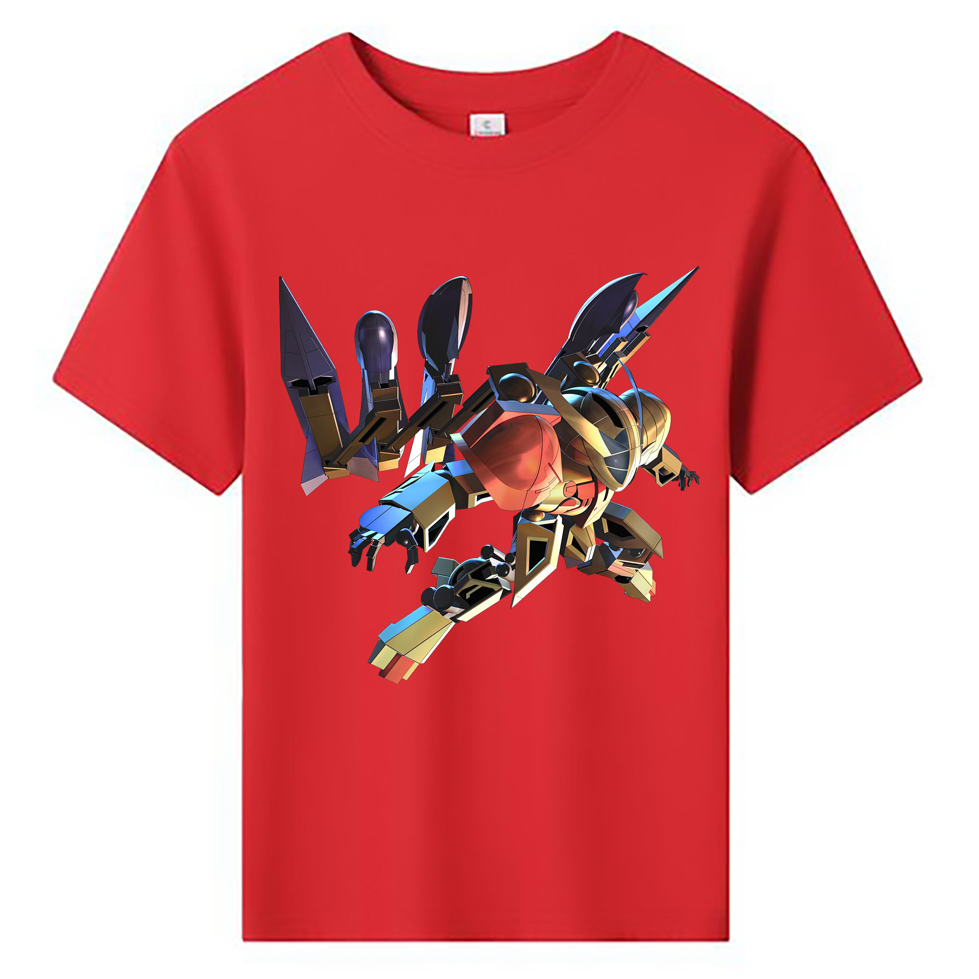 （画像用） 機動戦士ガンダム Mobile Suit Gundam 綿100％キッズTシャツ（フロントプリント）