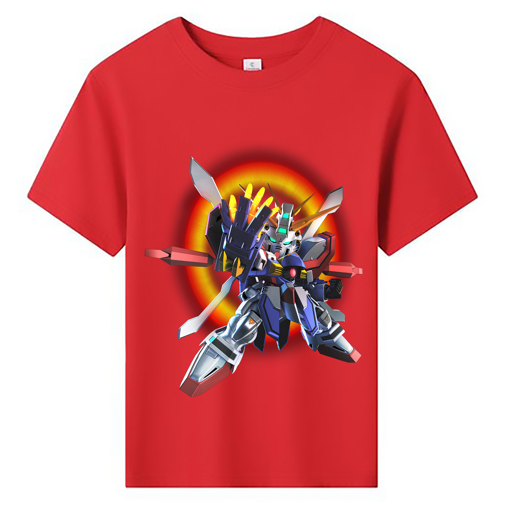 （画像用） 機動戦士ガンダム Mobile Suit Gundam 綿100％キッズTシャツ（フロントプリント）