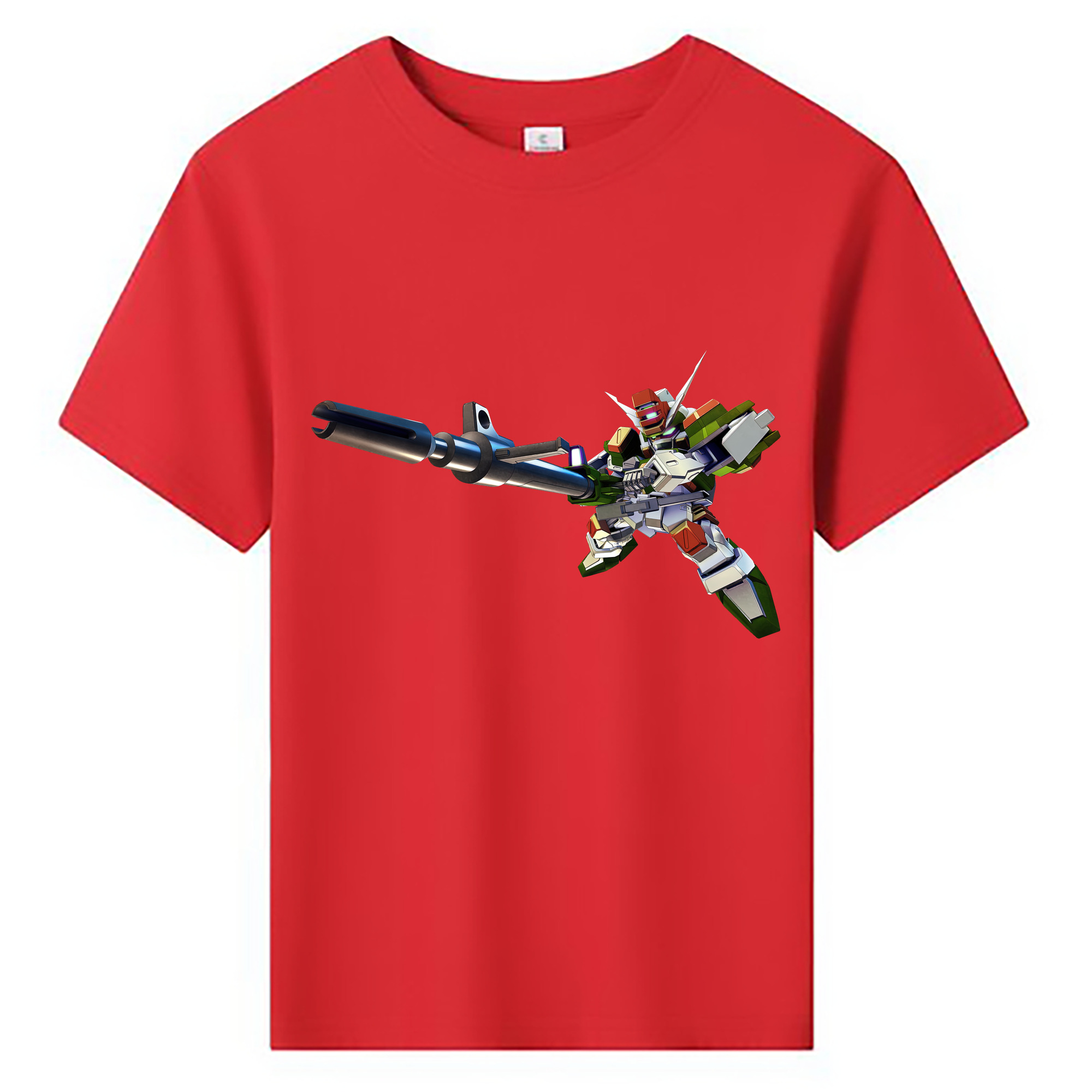 （画像用） 機動戦士ガンダム Mobile Suit Gundam 綿100％キッズTシャツ（フロントプリント）