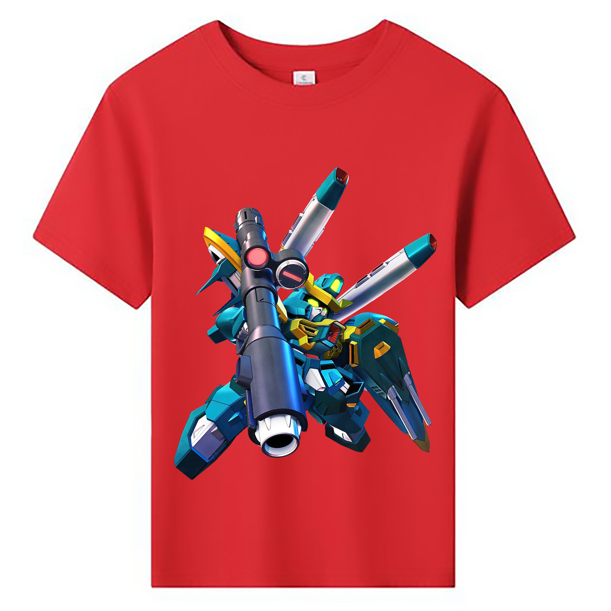 （画像用） 機動戦士ガンダム Mobile Suit Gundam 綿100％キッズTシャツ（フロントプリント）
