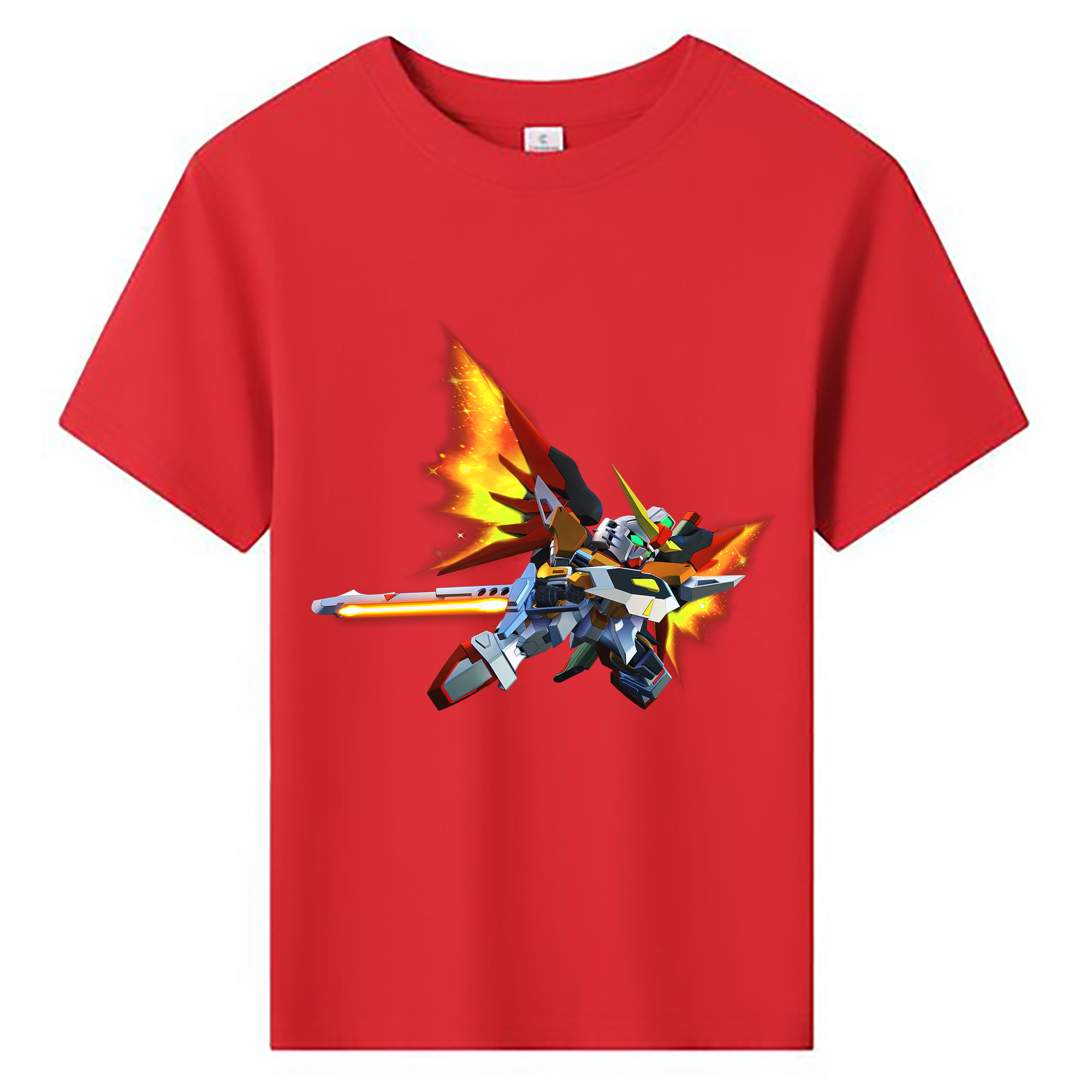（画像用） 機動戦士ガンダム Mobile Suit Gundam 綿100％キッズTシャツ（フロントプリント）