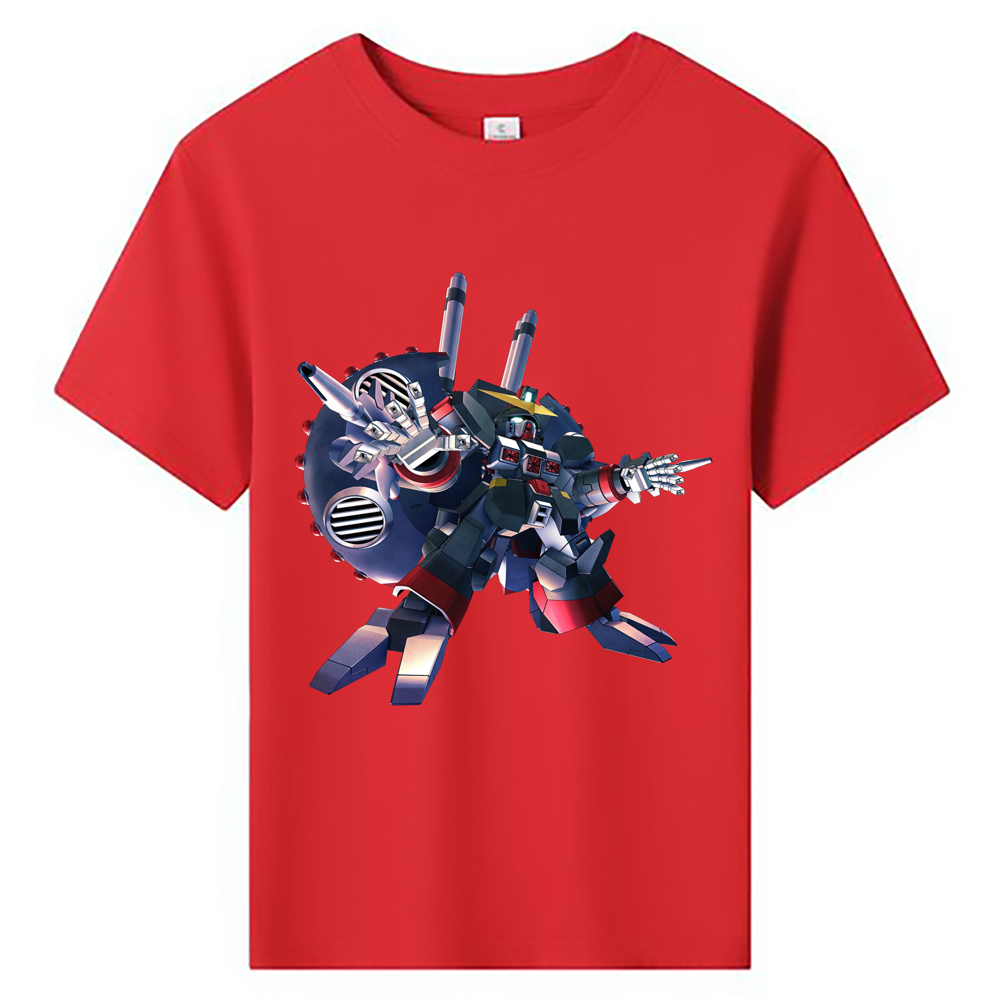 （画像用） 機動戦士ガンダム Mobile Suit Gundam 綿100％キッズTシャツ（フロントプリント）